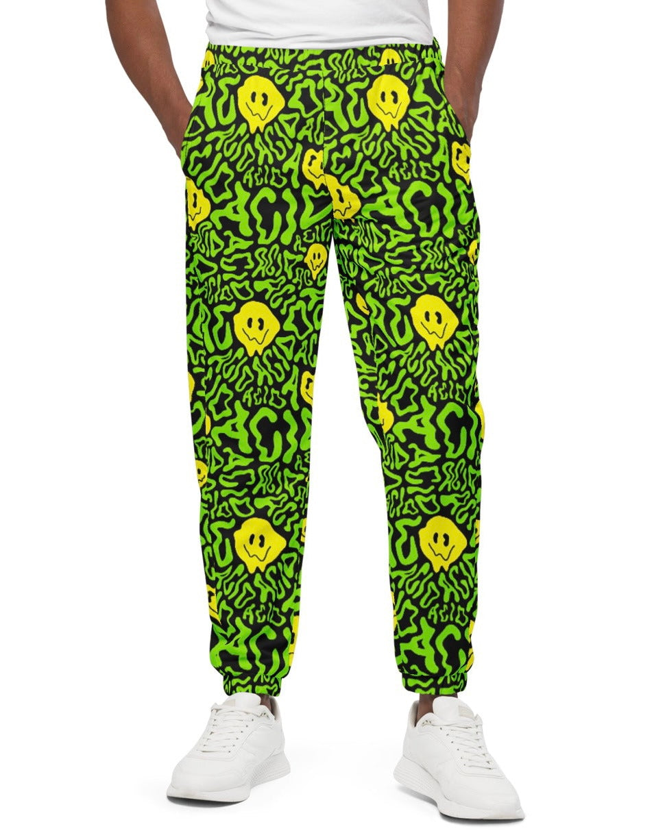 Acid Smilez Track Pants, Track Pants, - One Stop Rave