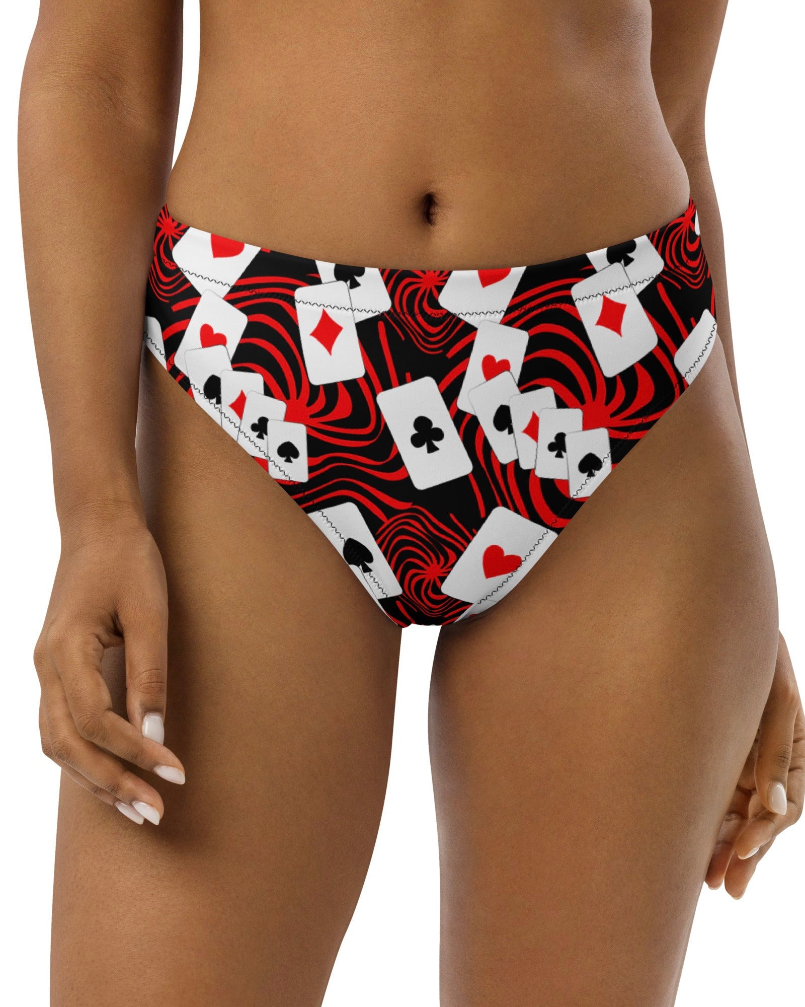 Off With Your Head Recycled High Waisted Bottoms, High-Waisted Bottoms, - One Stop Rave