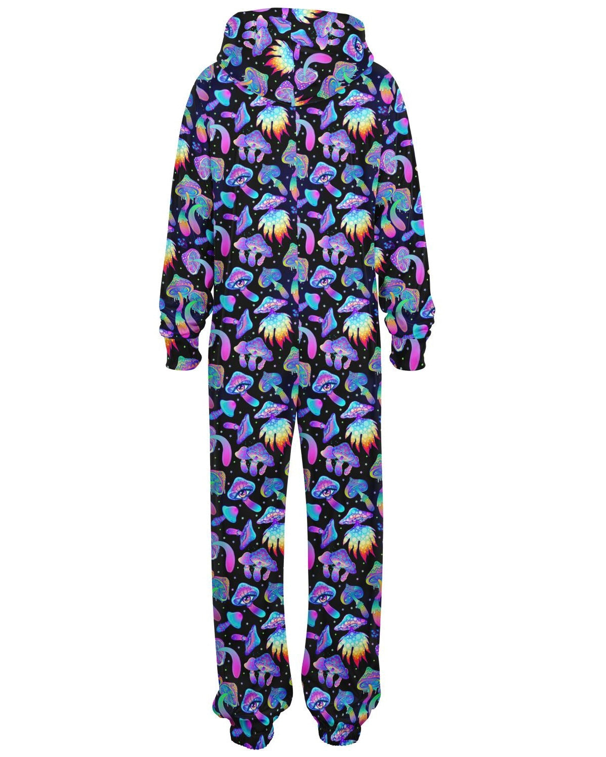 Shroomin Black Onesie, Onesie, - One Stop Rave
