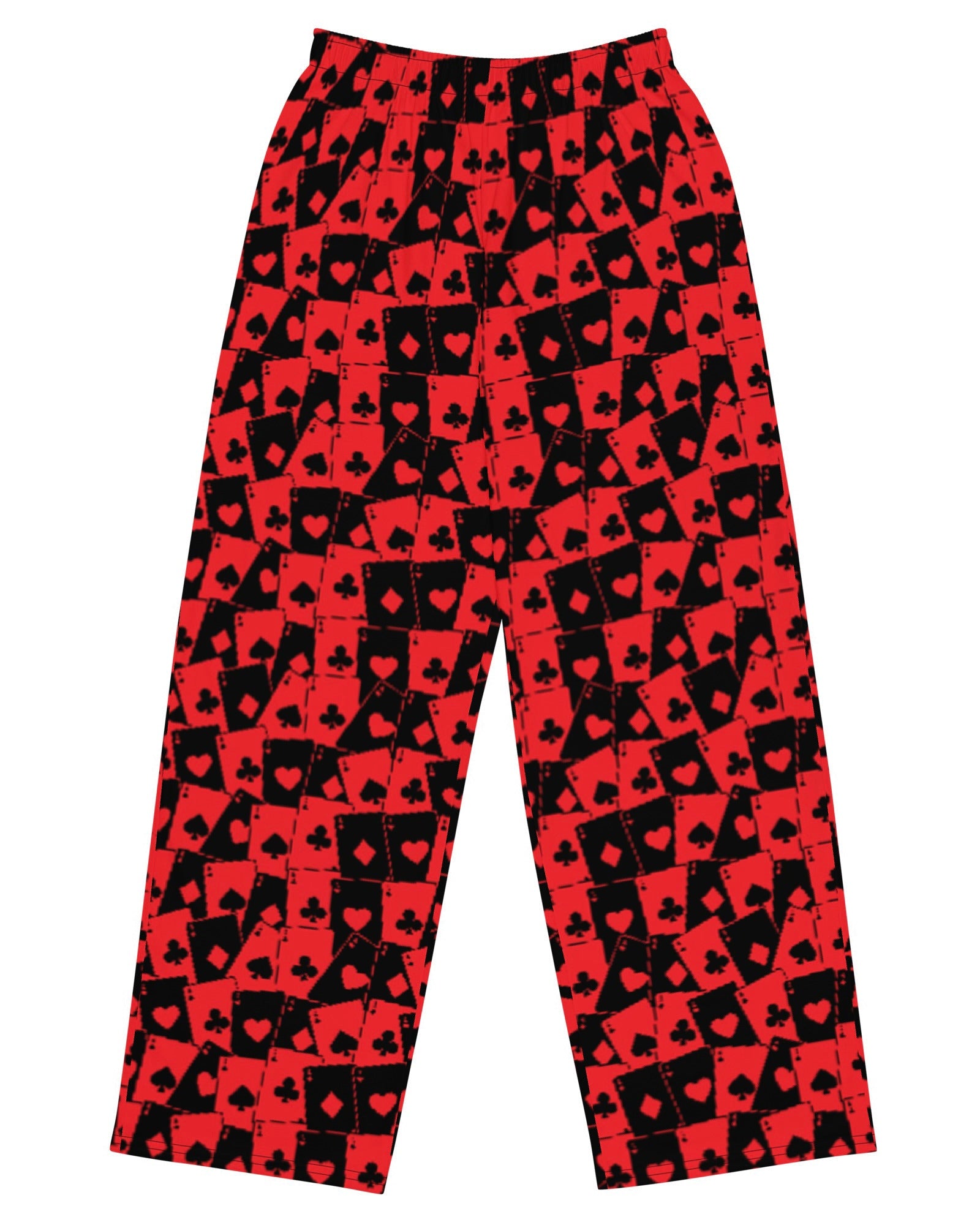 Ace Of Hearts Wide Leg Pants, Wide Leg Pants, - One Stop Rave