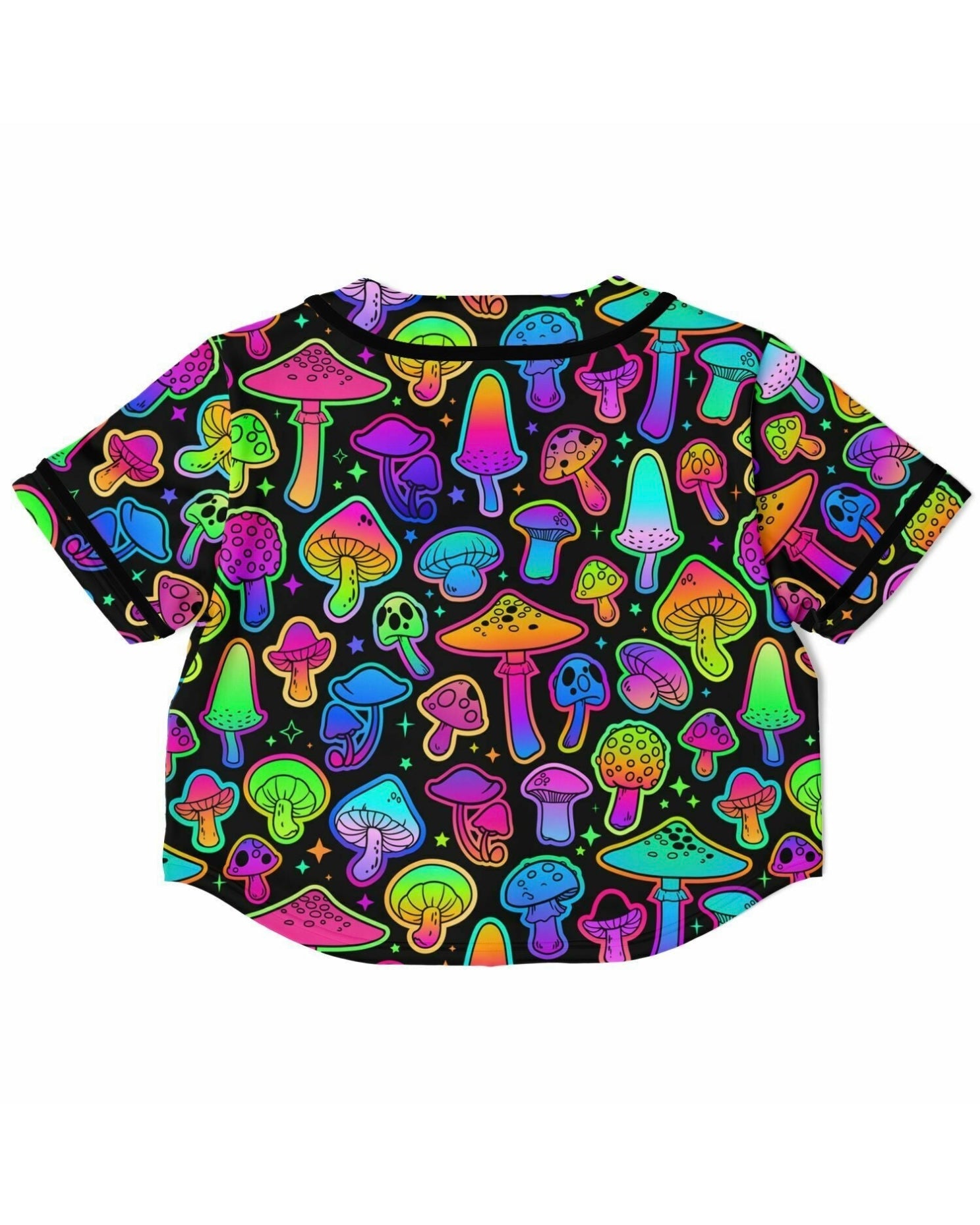 Psilo Cropped Jersey, Cropped Baseball Jersey, - One Stop Rave