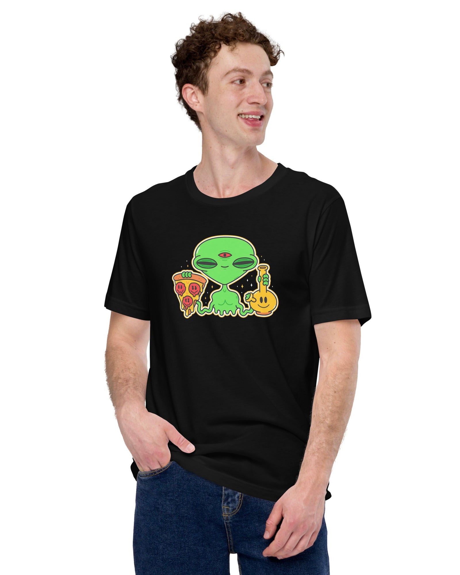 Stoned Alien T-Shirt, T-Shirt, - One Stop Rave