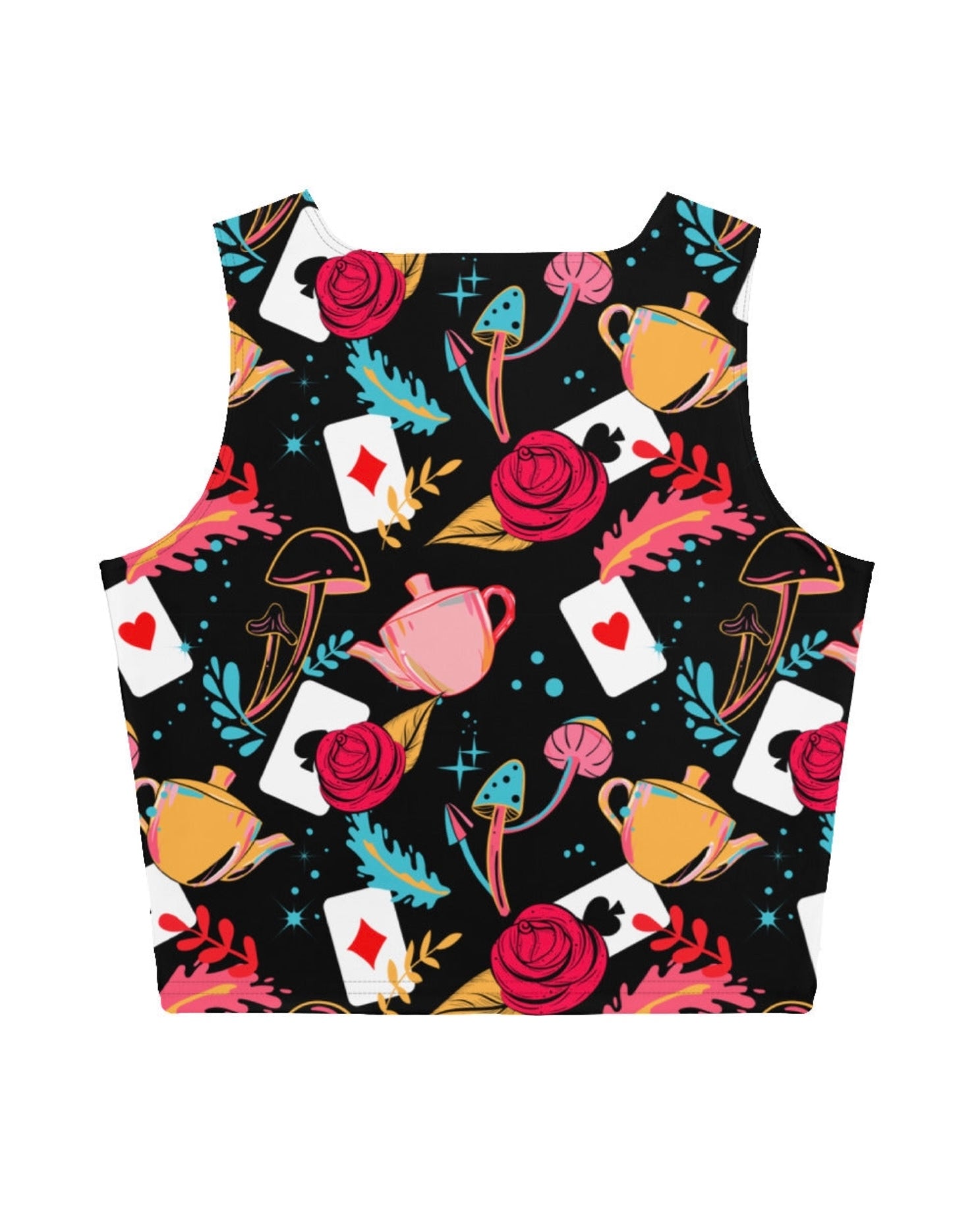 Curiouser and Curiouser Crop Top, crop top, - One Stop Rave