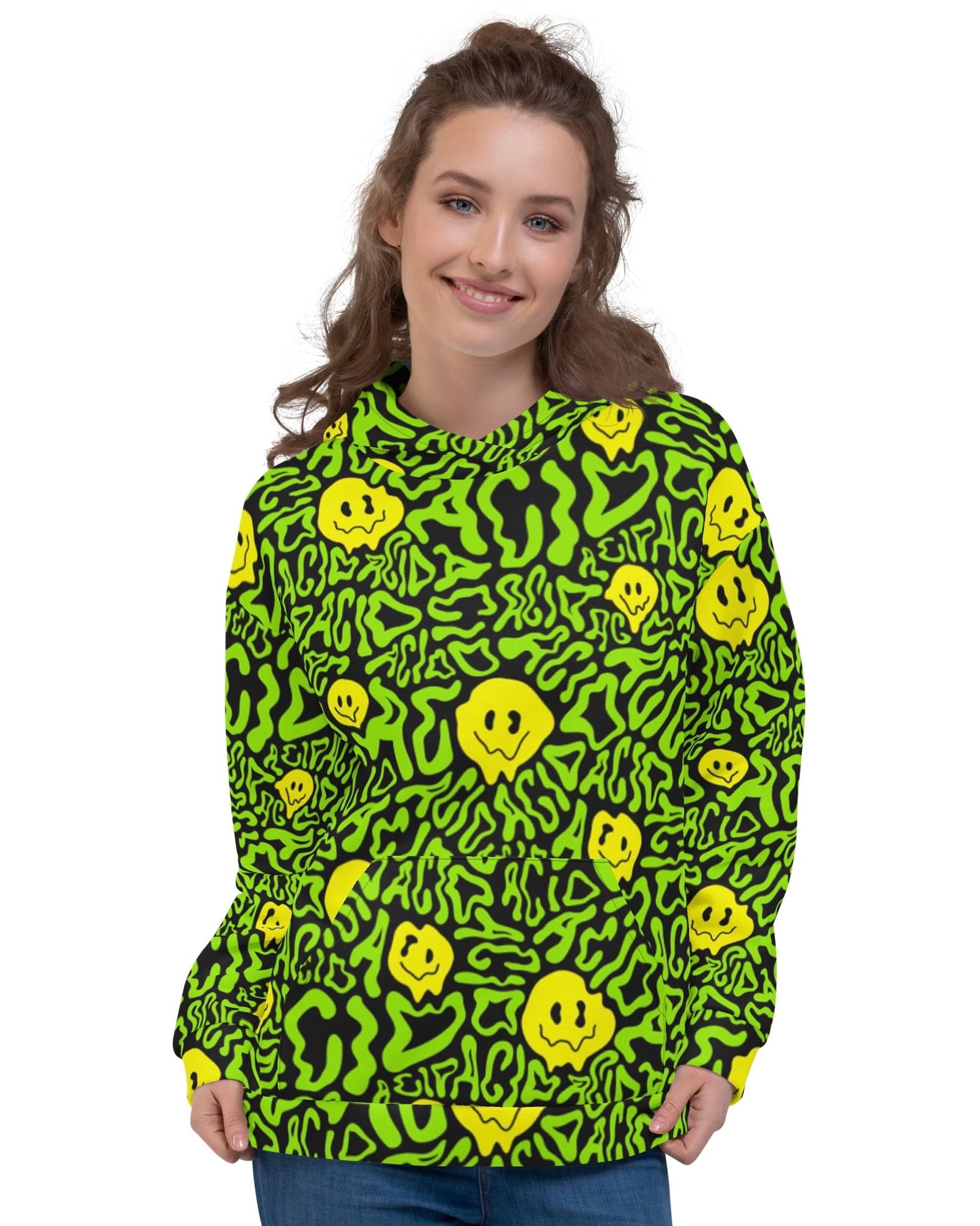 Acid Smilez Hoodie, Hoodie, - One Stop Rave