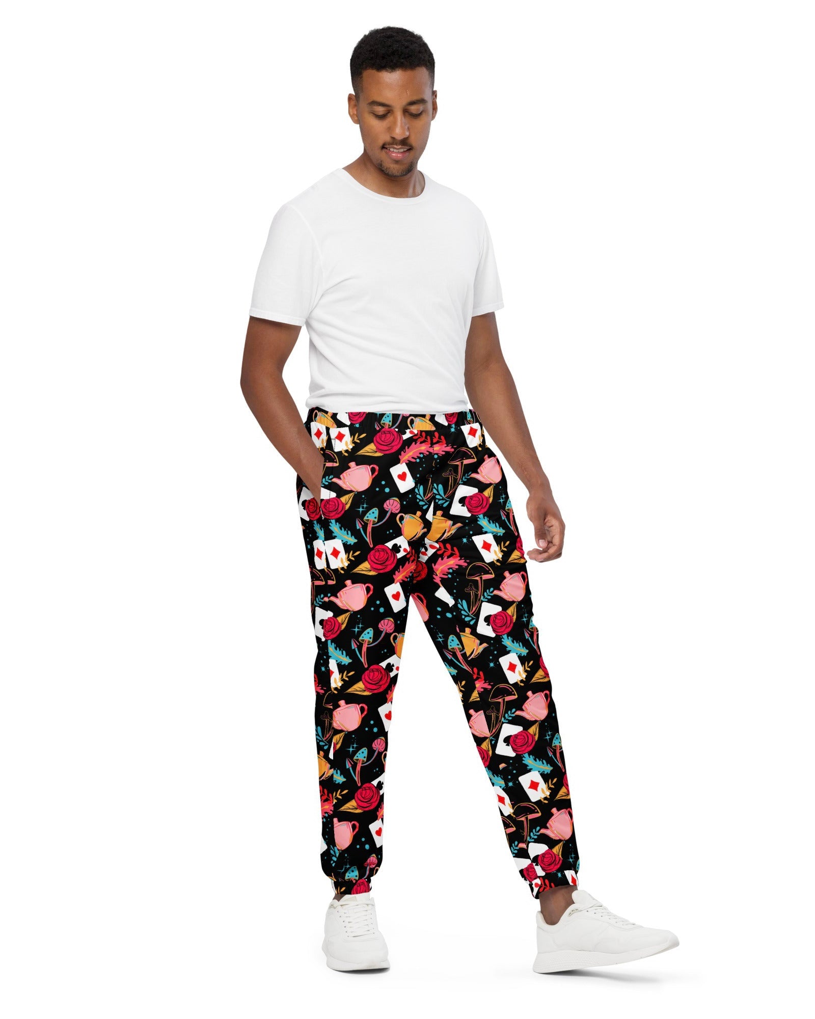 Curiouser and Curiouser Track Pants, Track Pants, - One Stop Rave