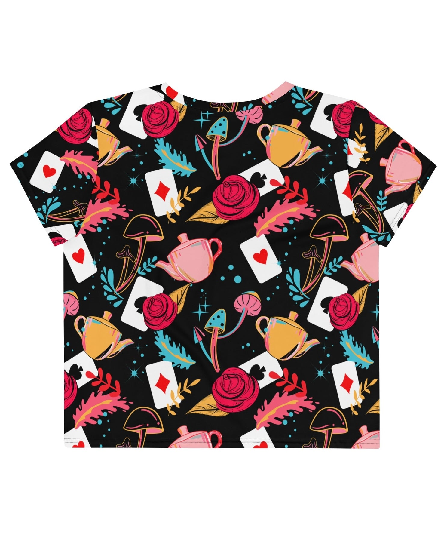 Curiouser and Curiouser Crop Tee, Crop Tee, - One Stop Rave