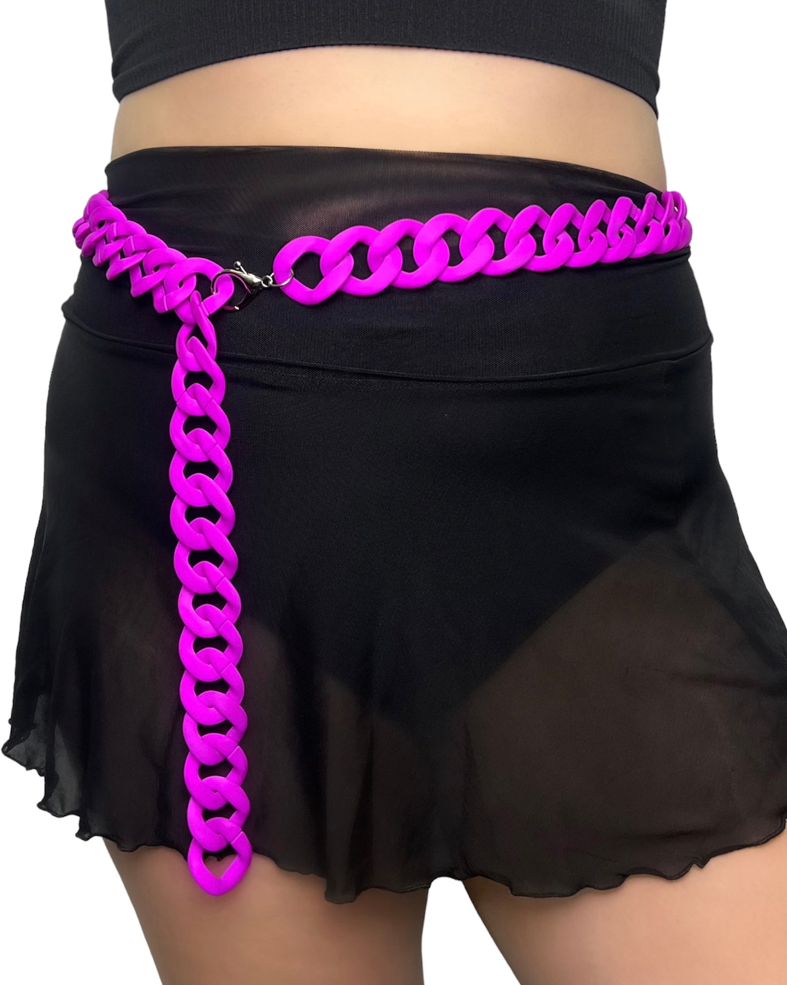 Colored Chain Belt, Belts, - One Stop Rave