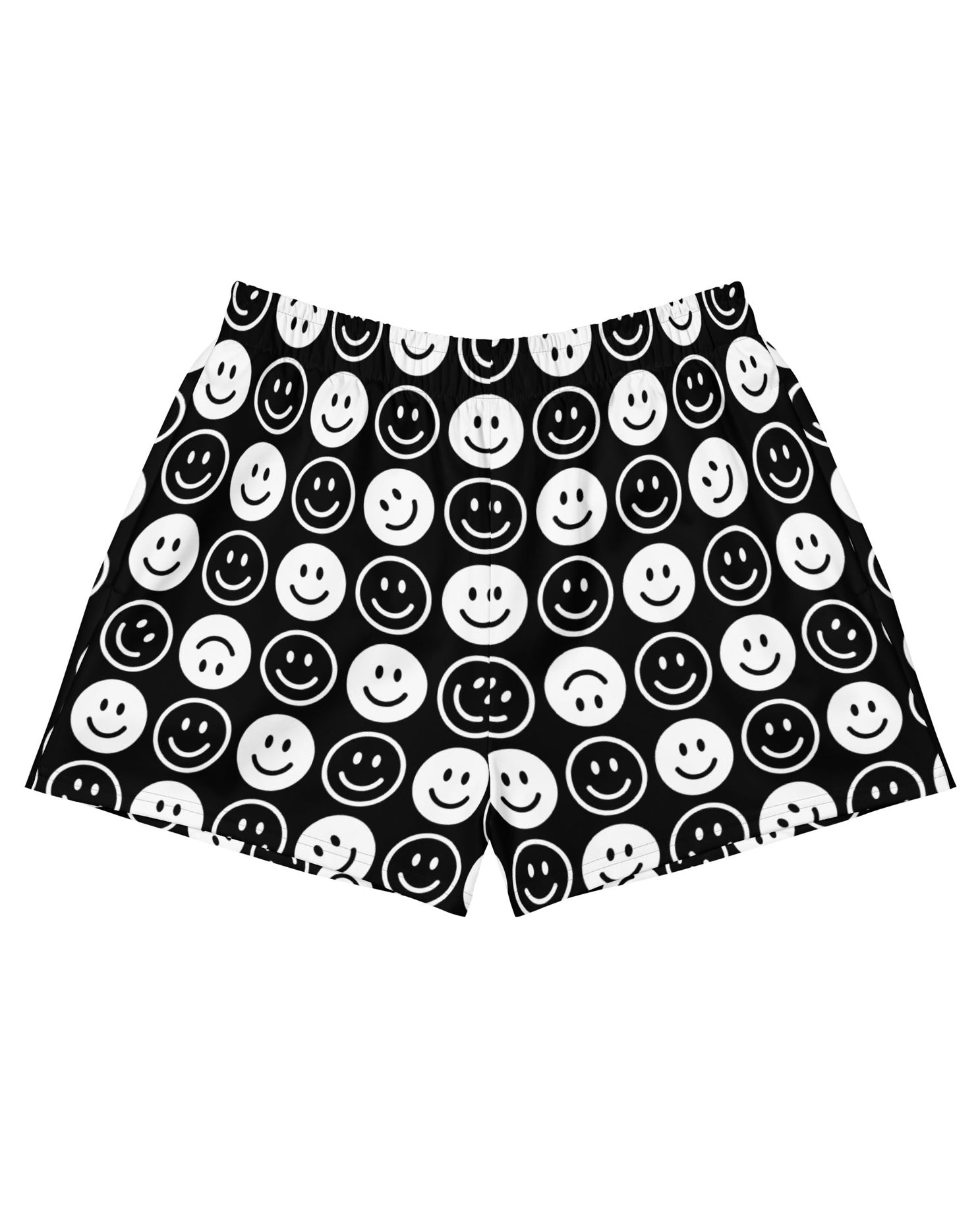 All Smiles Recycled Shorts, Athletic Shorts, - One Stop Rave