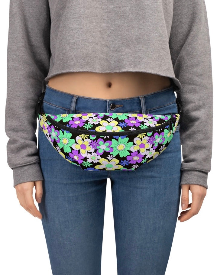 Crazy Daisy Fanny Pack, Fanny Pack, - One Stop Rave