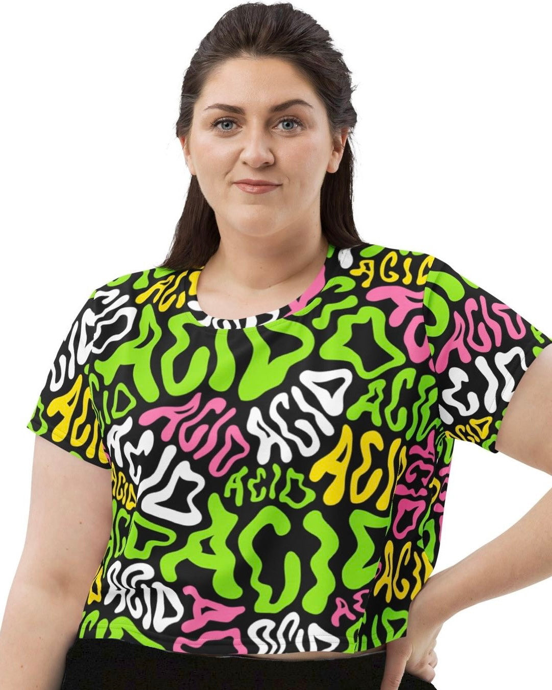 Candy Acid Crop Tee, Crop Tee, - One Stop Rave