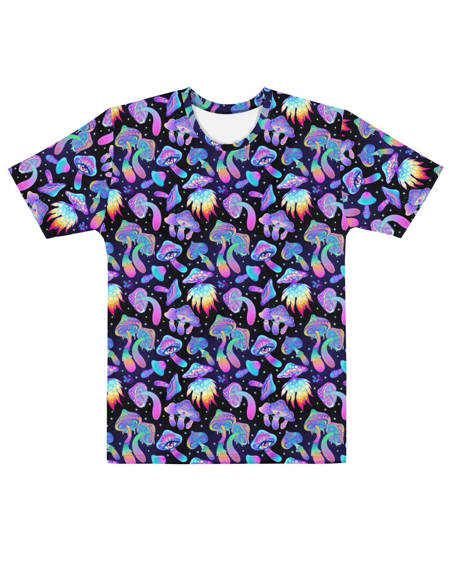 Shroomin Black T-Shirt, T-Shirt, - One Stop Rave