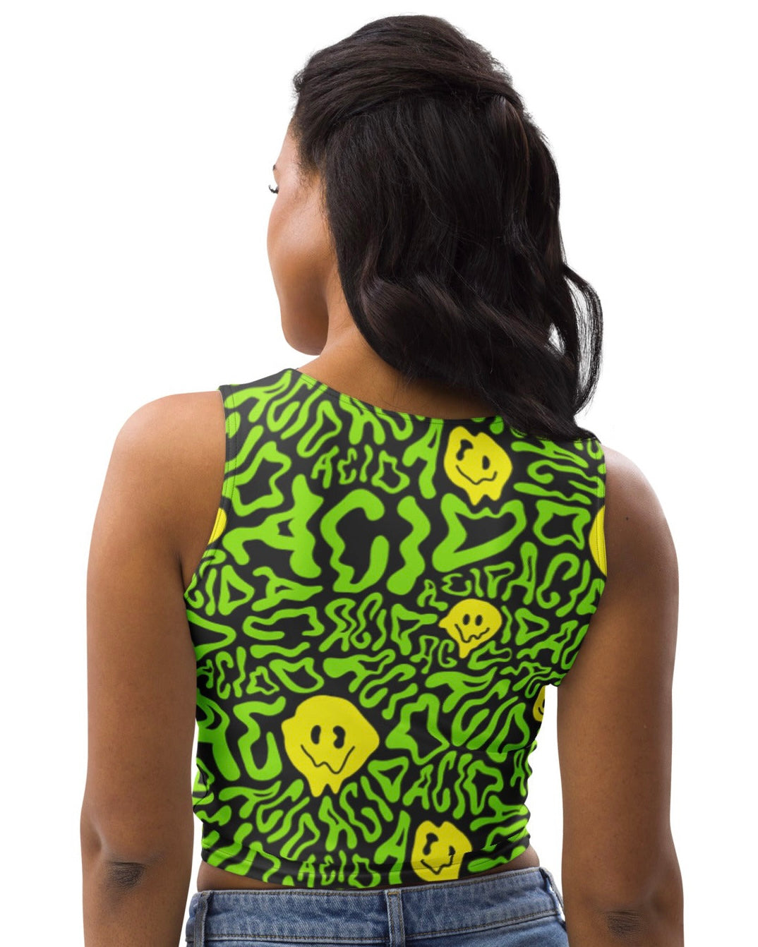 Acid Smilez Crop Top, Crop Top, - One Stop Rave