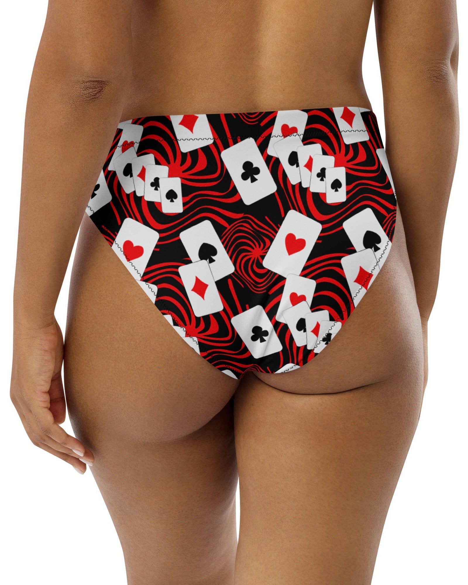 Off With Your Head Recycled High Waisted Bottoms, High-Waisted Bottoms, - One Stop Rave