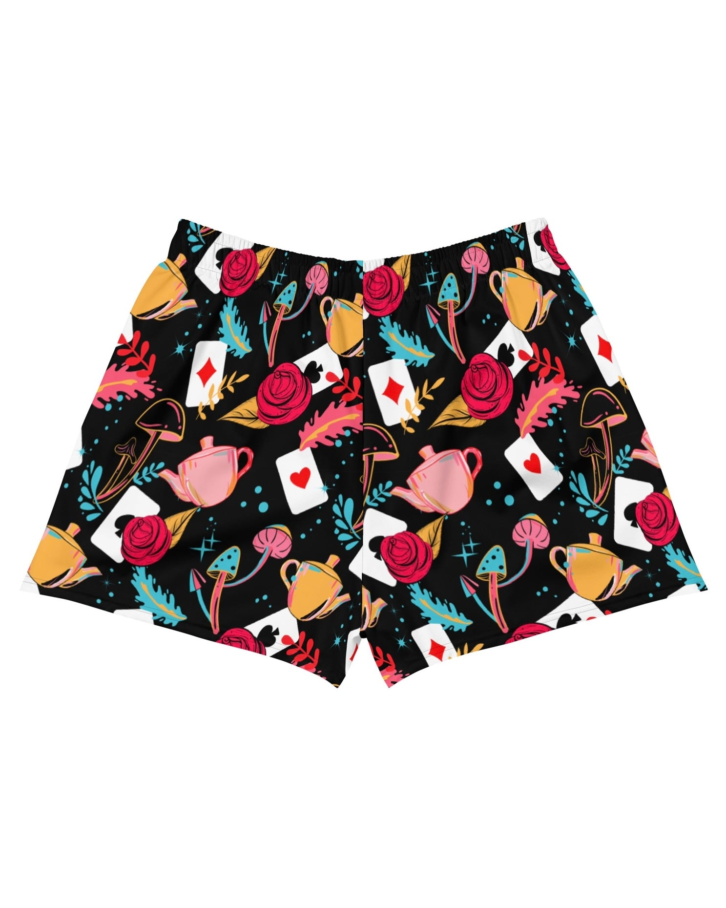 Curiouser and Curiouser Shorts, Athletic Shorts, - One Stop Rave