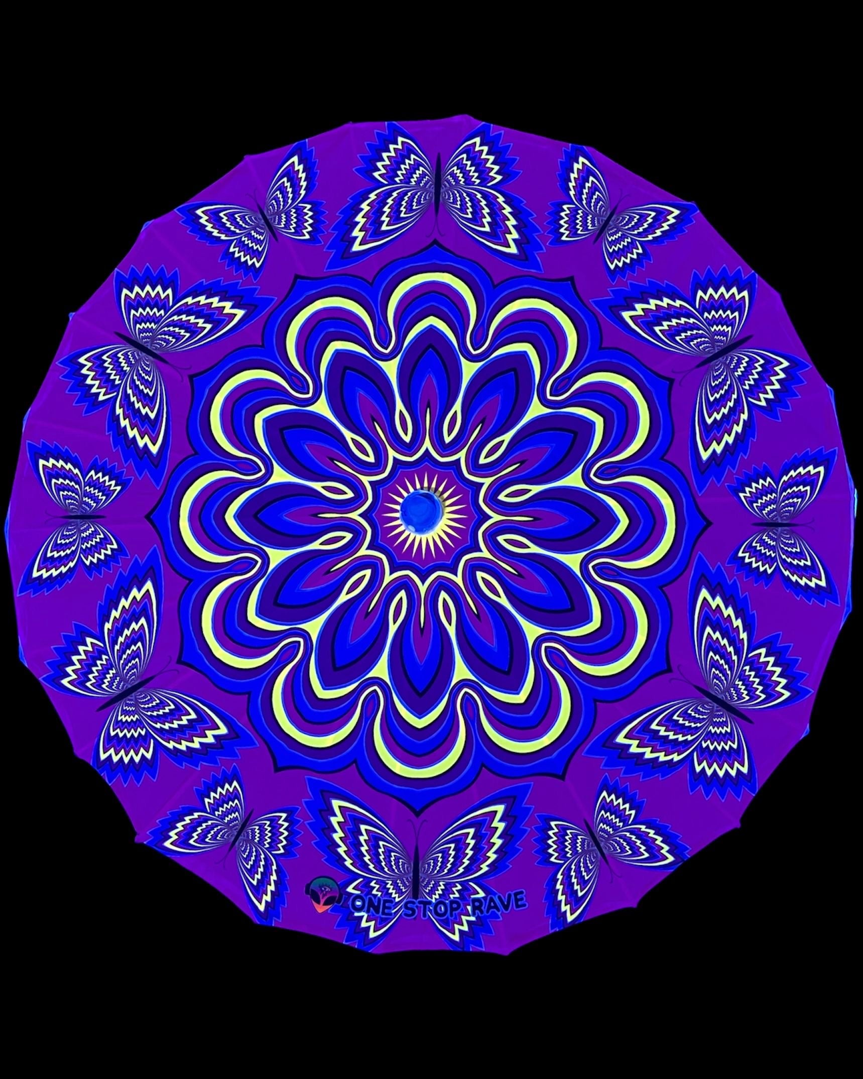 Butterfly Trip Parasol, Parasol, - One Stop Rave