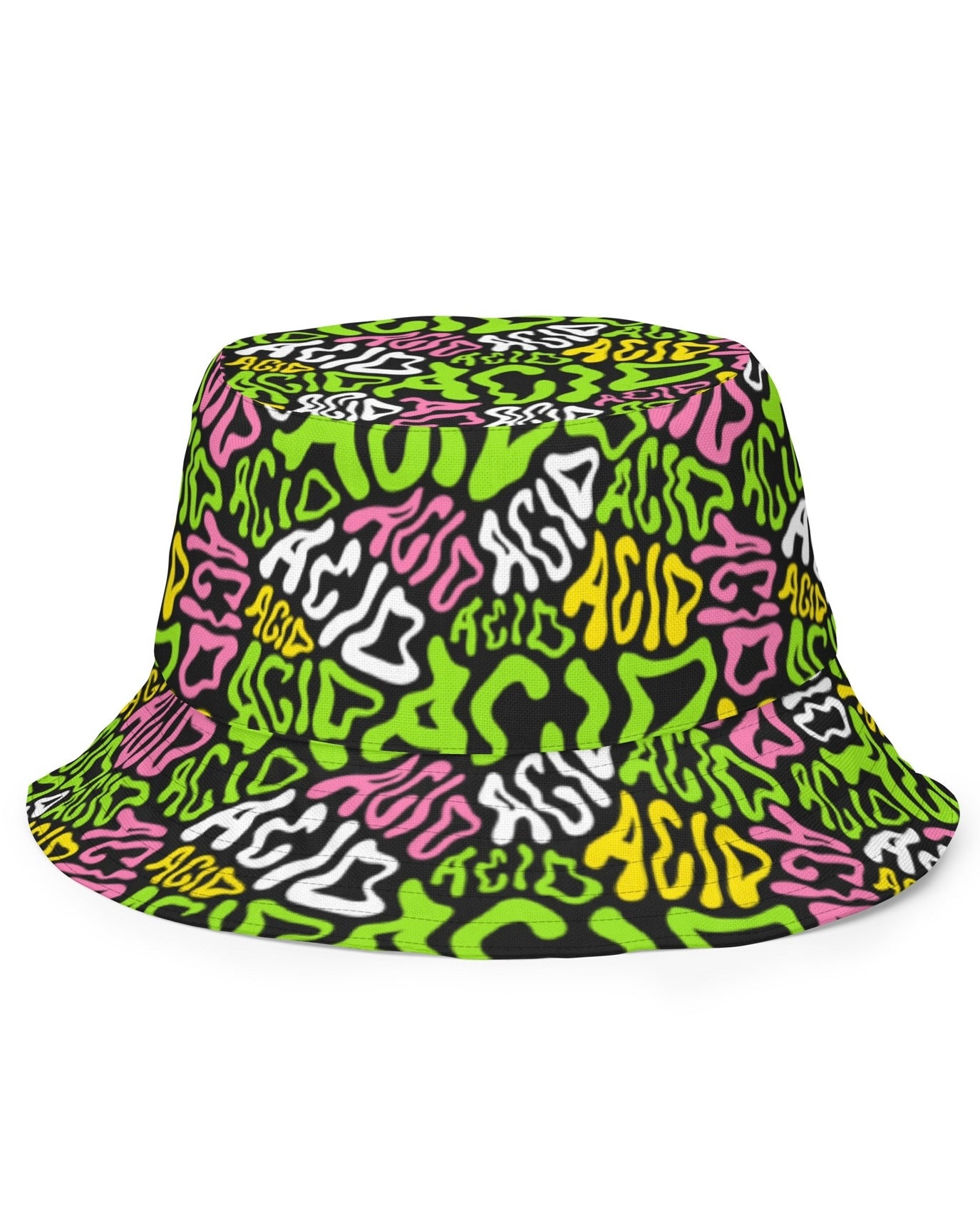 Acid Smilez / Candy Acid Reversible Bucket Hat, Bucket Hat, - One Stop Rave