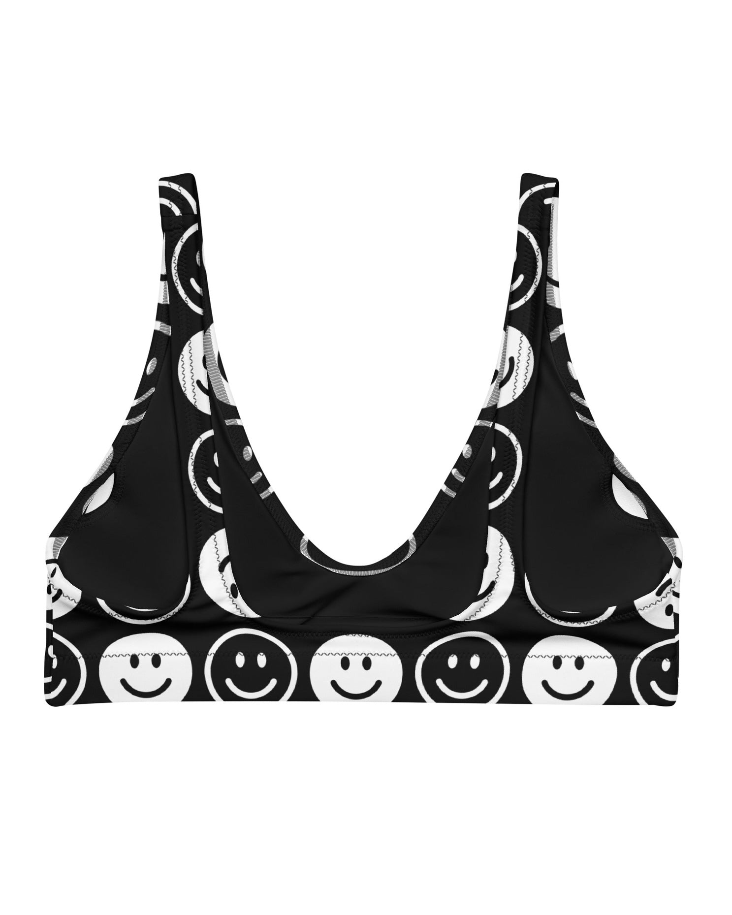 All Smiles Padded V-Top, V-Top, - One Stop Rave