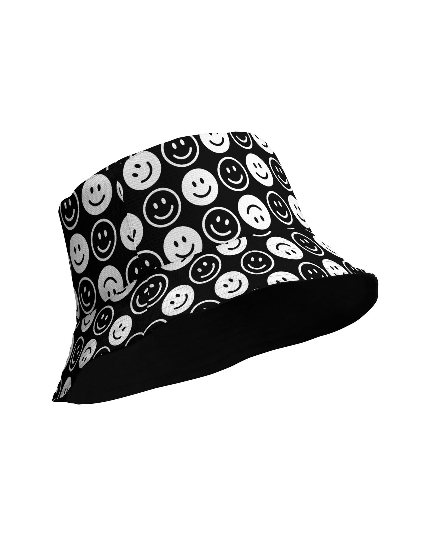 All Smiles Reversible Bucket Hat, Bucket Hat, - One Stop Rave
