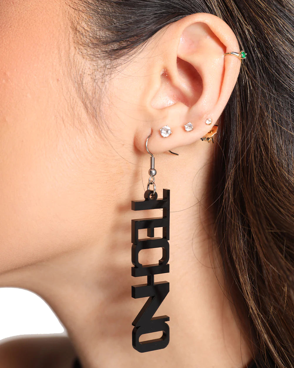 Techno Earrings, Dangle Earrings, - One Stop Rave
