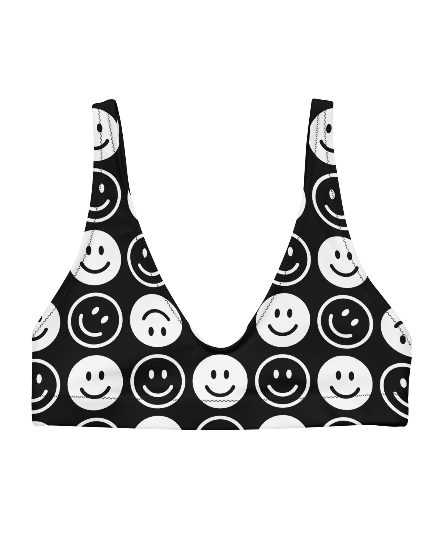 All Smiles Padded V-Top, V-Top, - One Stop Rave