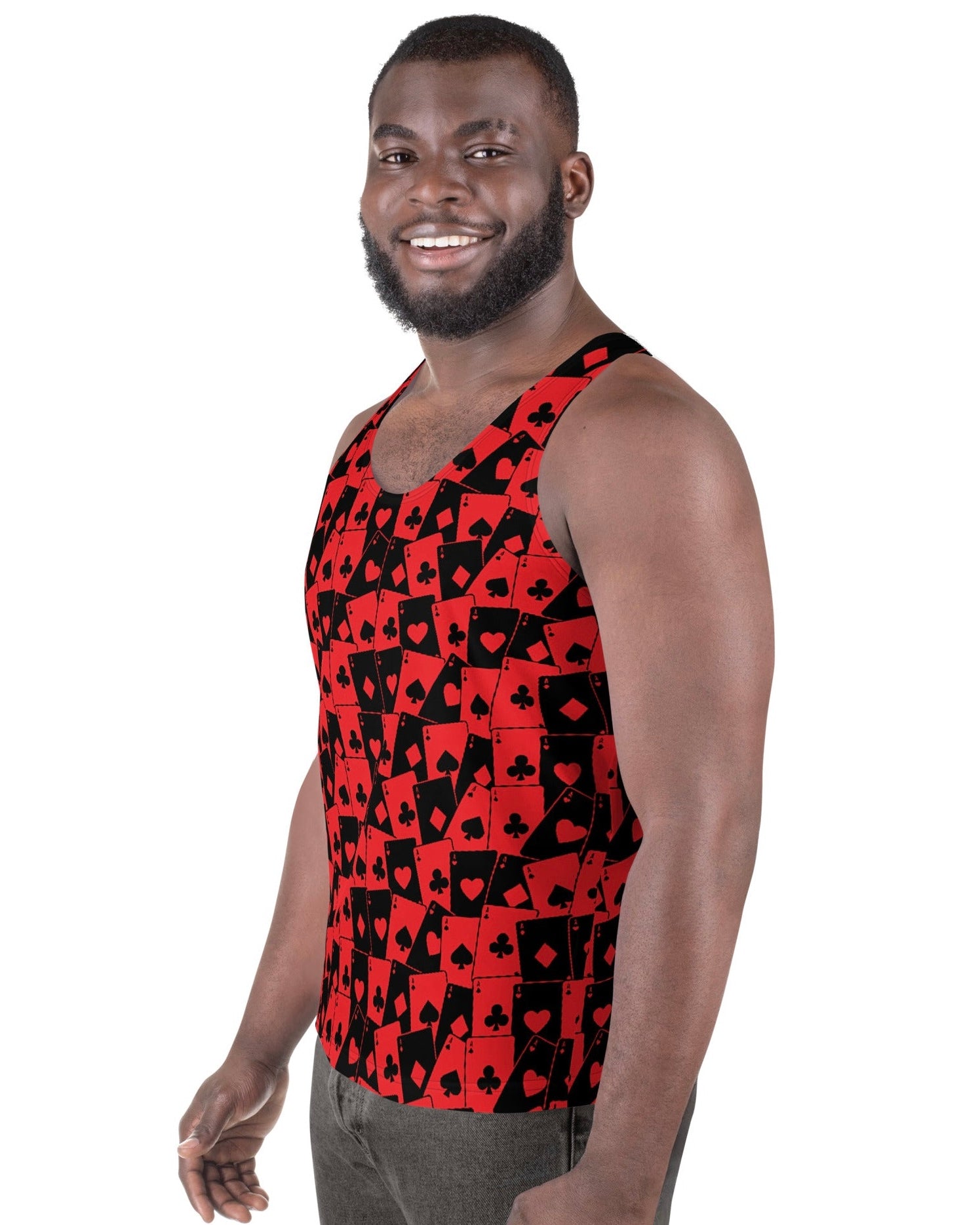 Ace Of Hearts Tank Top, Tank Top, - One Stop Rave