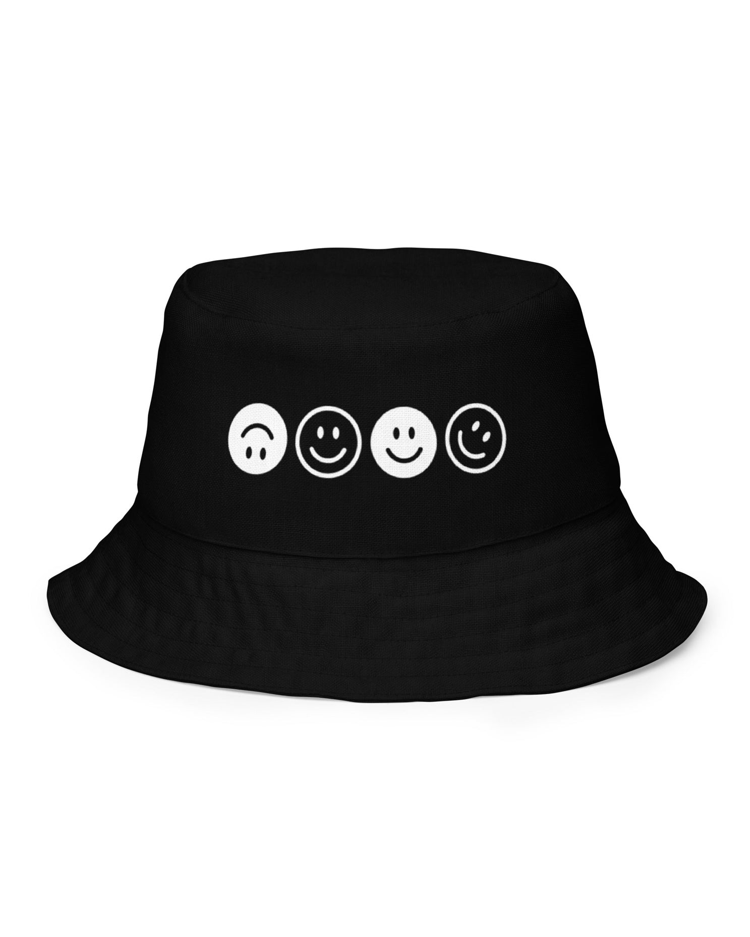 All Smiles Reversible Bucket Hat, Bucket Hat, - One Stop Rave