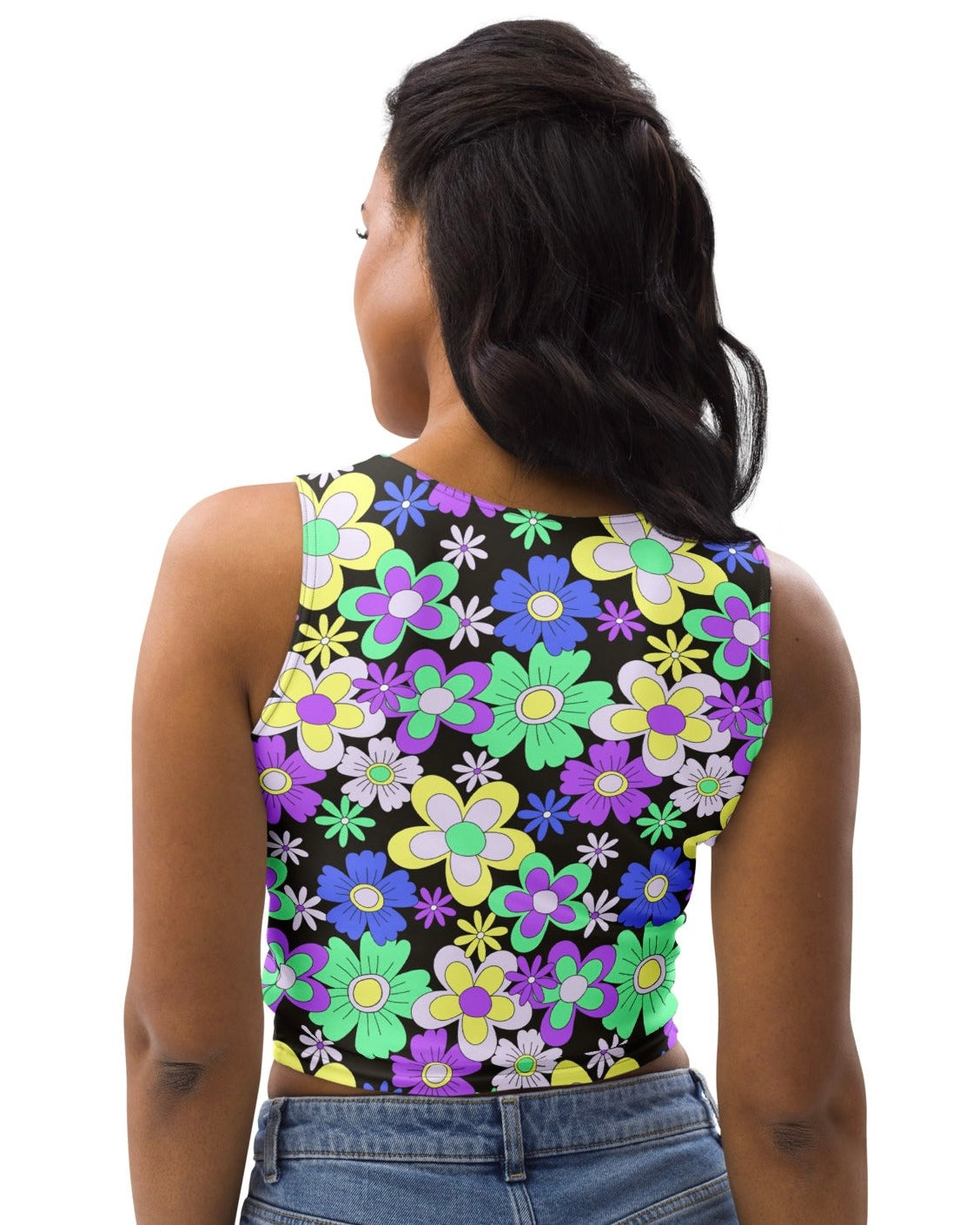 Crazy Daisy Crop Top, crop top, - One Stop Rave