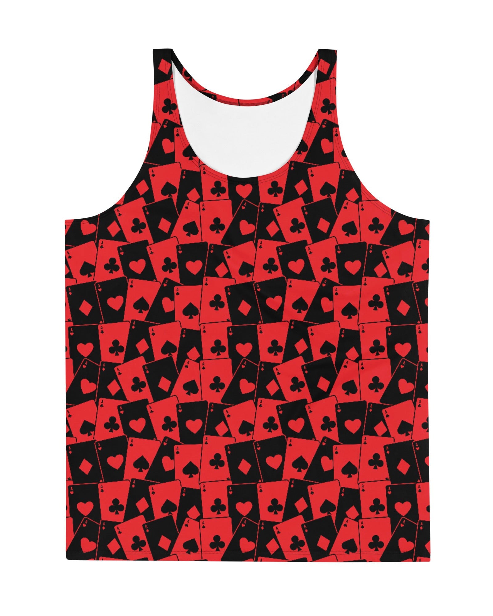 Ace Of Hearts Tank Top, Tank Top, - One Stop Rave