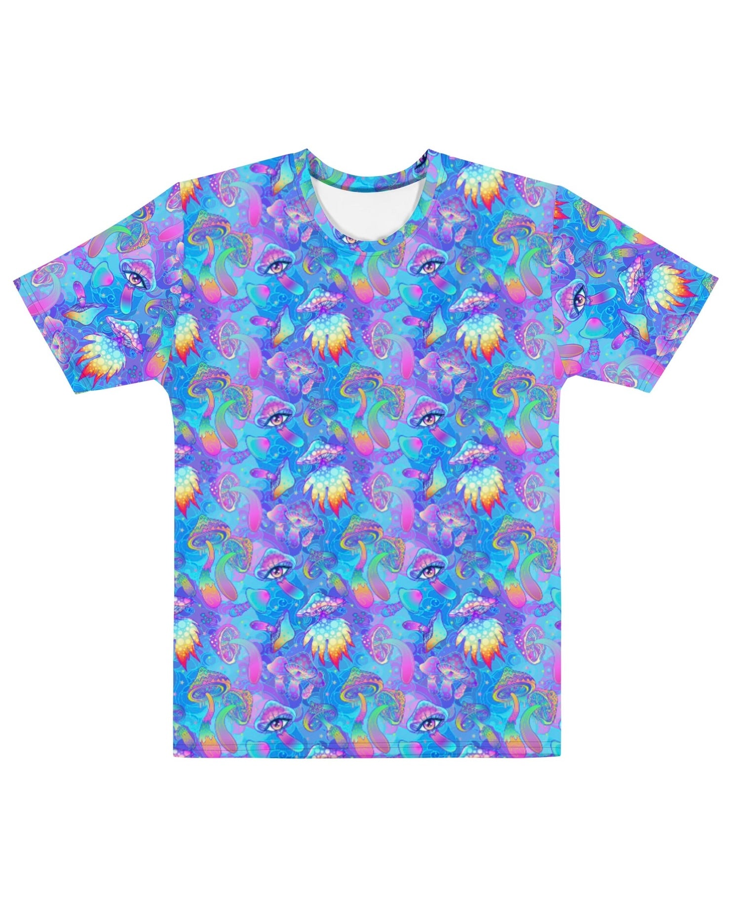 Shroomin Blue T-Shirt, , - One Stop Rave