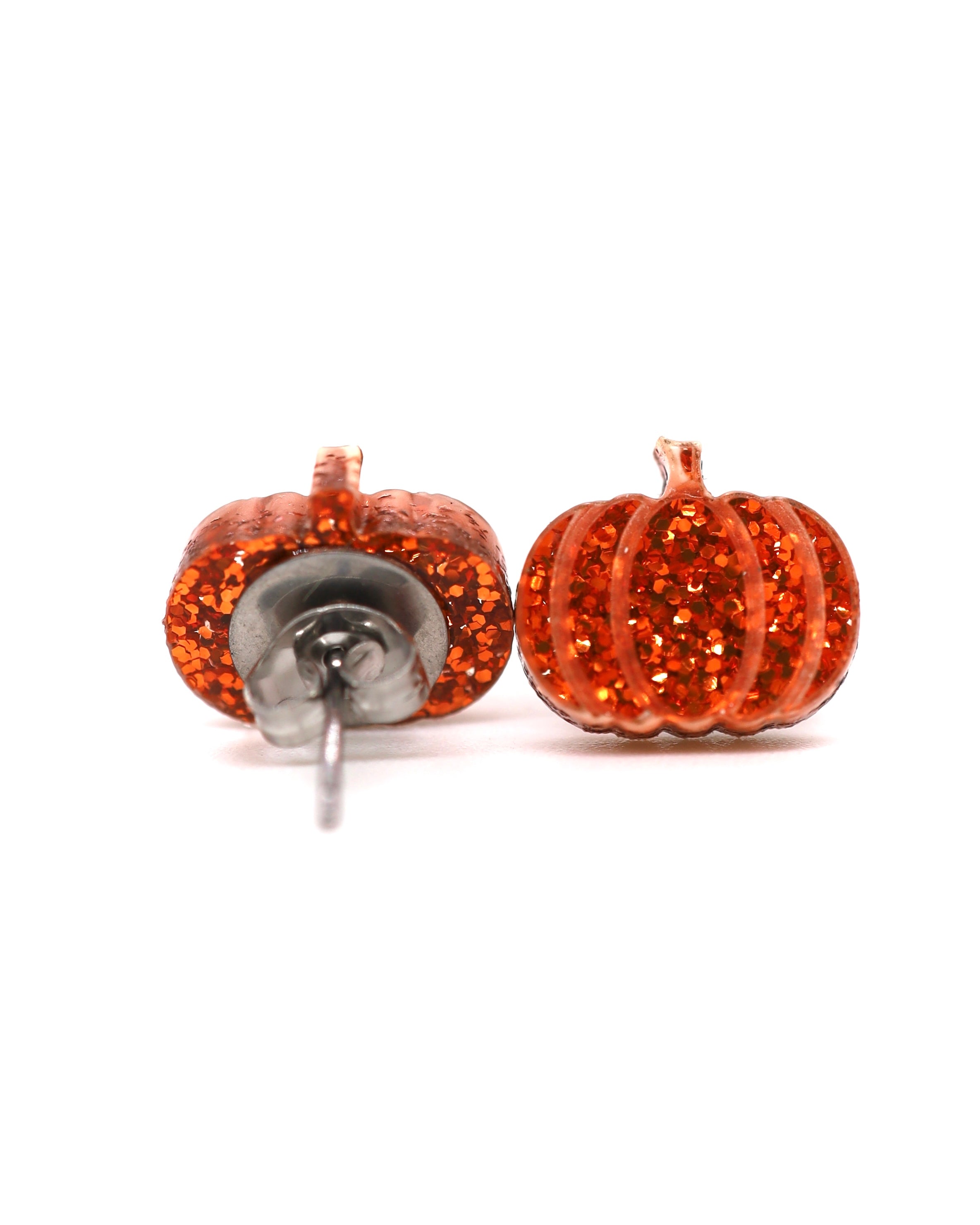 Pumpkin Stud Earrings