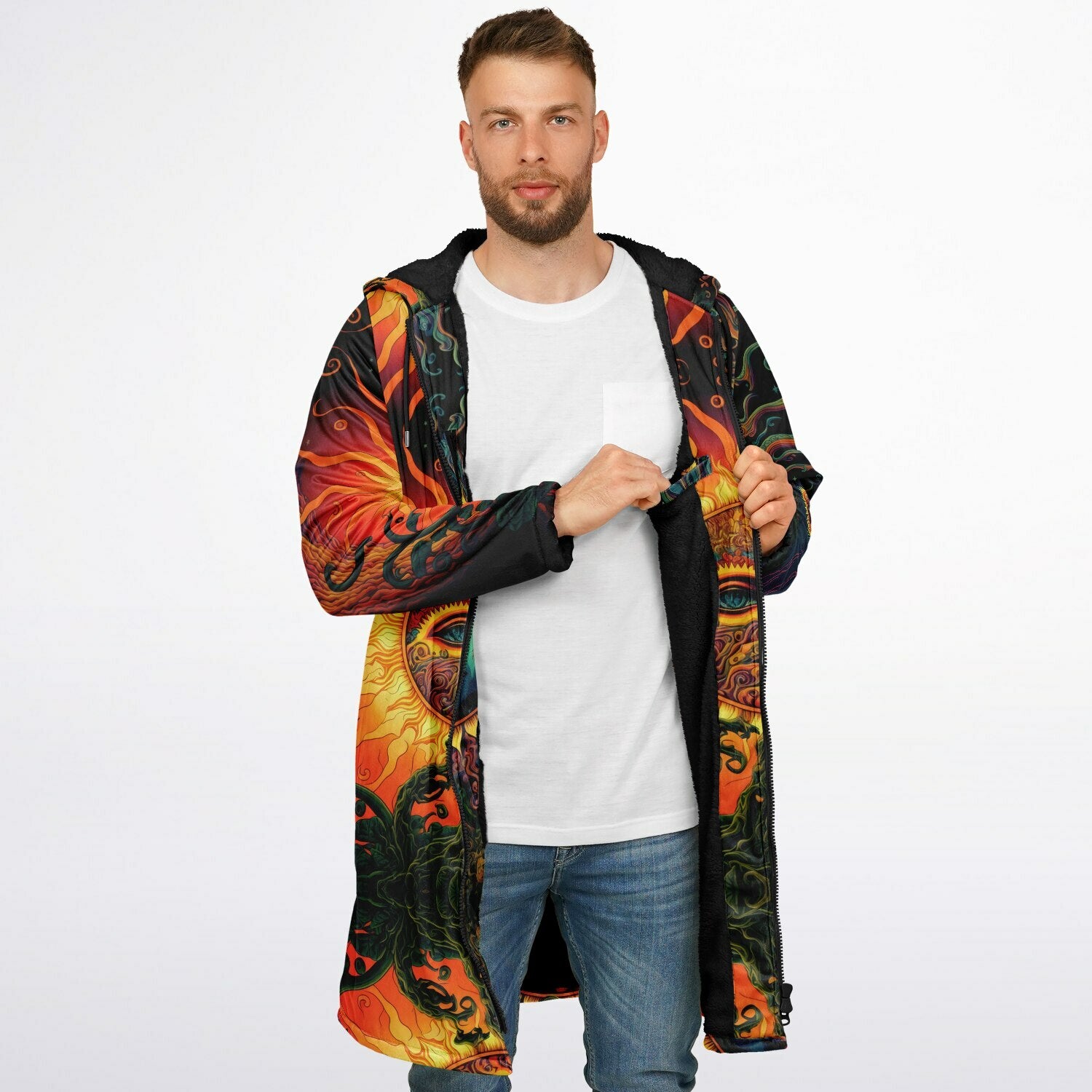 Apollo Zipper Plush Cloak