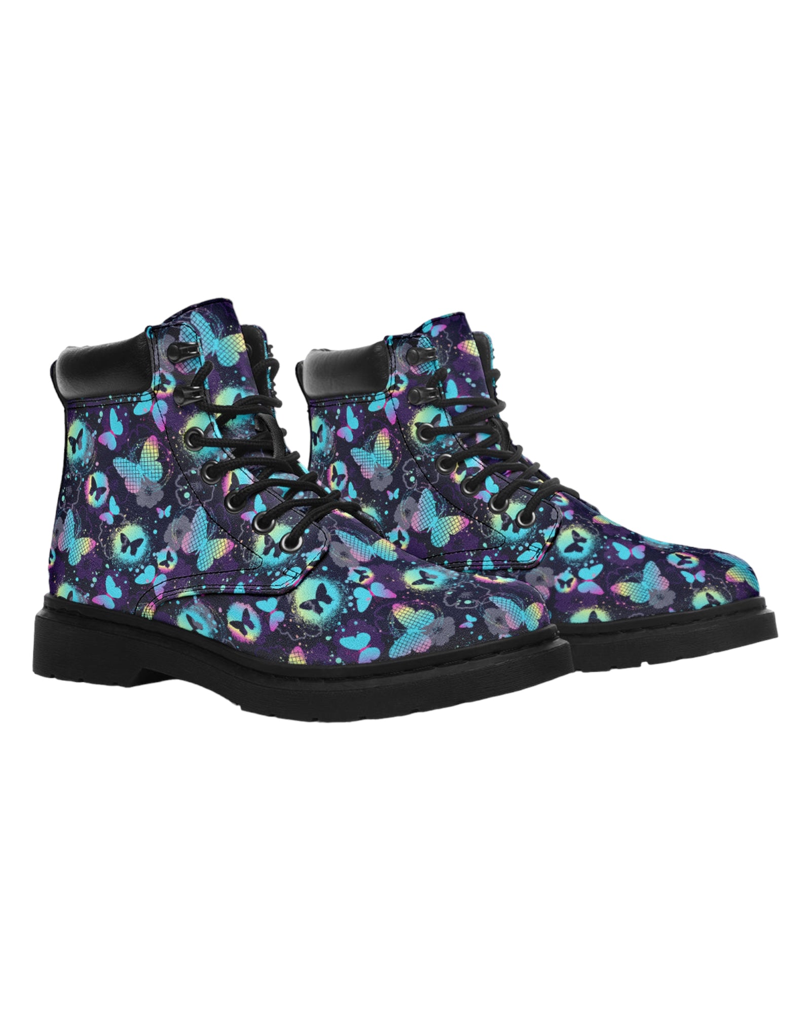Painted Butterfly Festival Boots