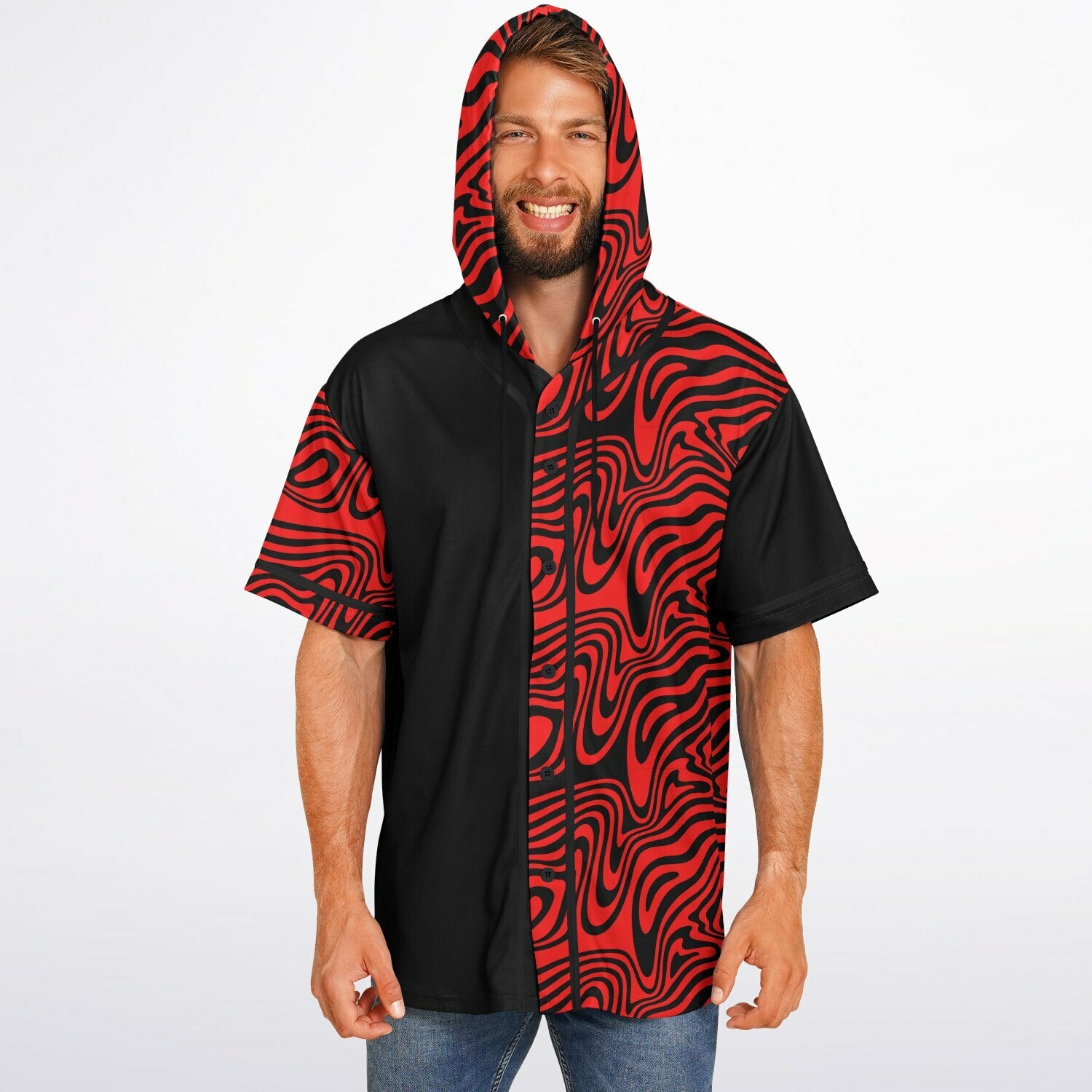 Hypnotic Hooded Baseball Jersey