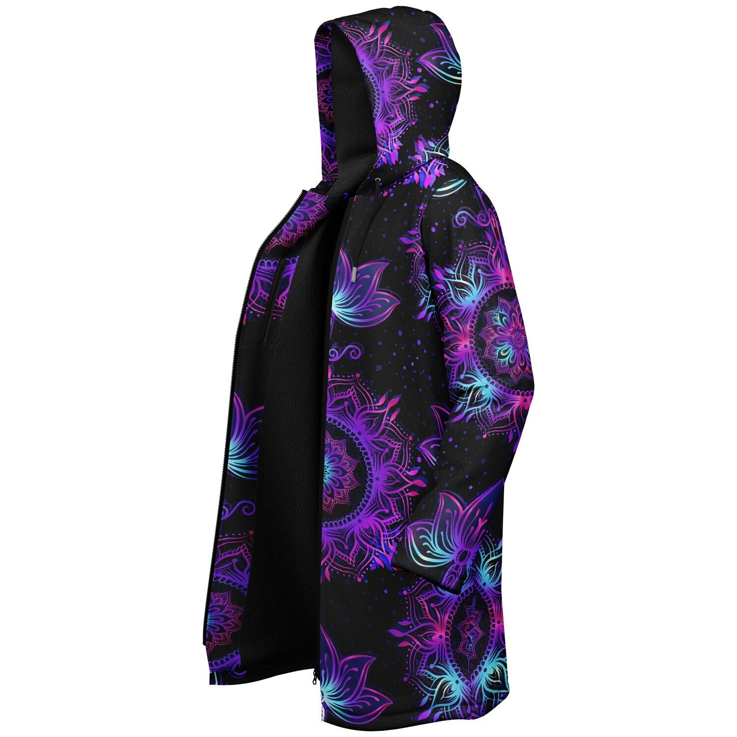 Starlight Mandala Zipper Plush Cloak