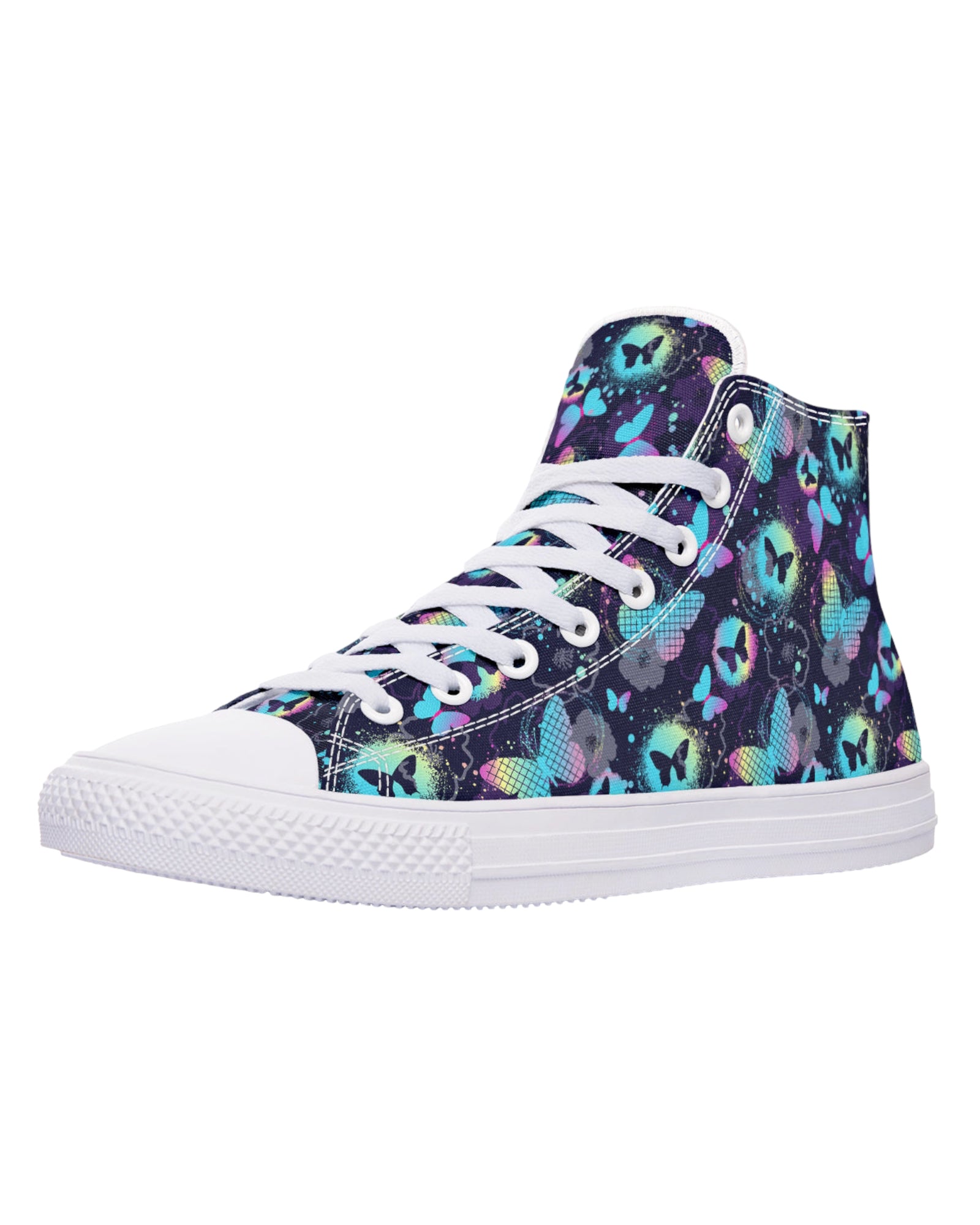 Painted Butterfly Festival High Tops