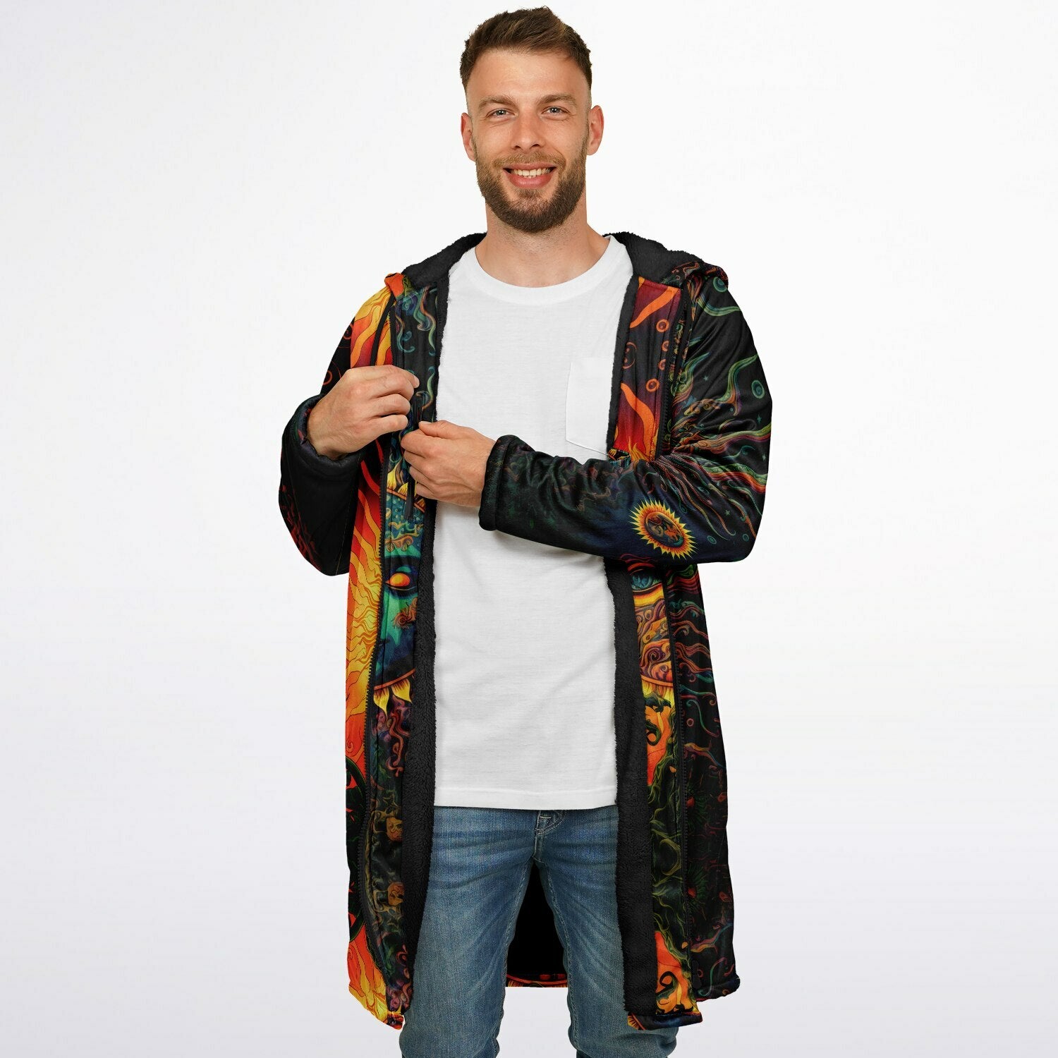 Apollo Zipper Plush Cloak