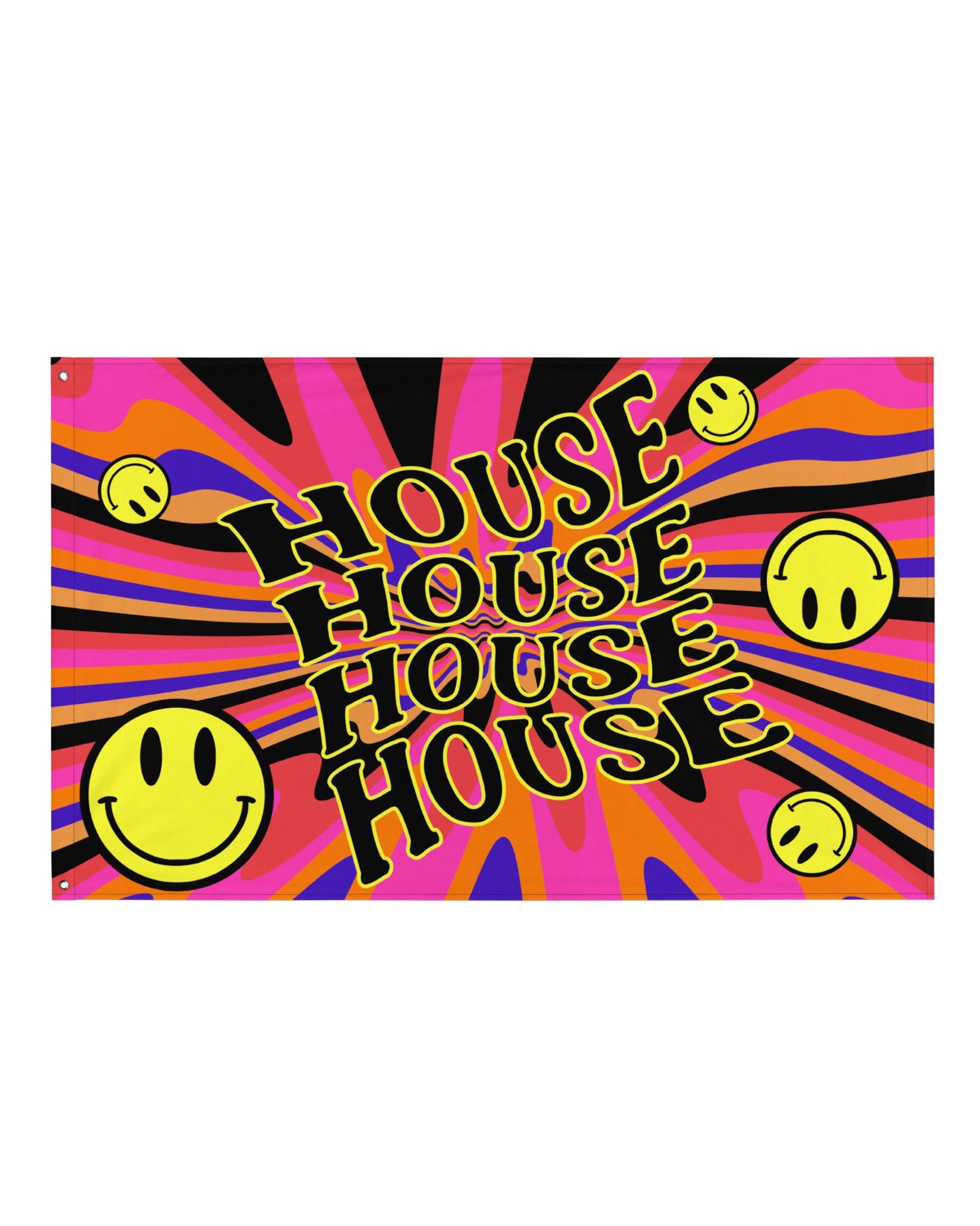 House Head Rave Flag | Made For House Music Lovers | One Stop Rave