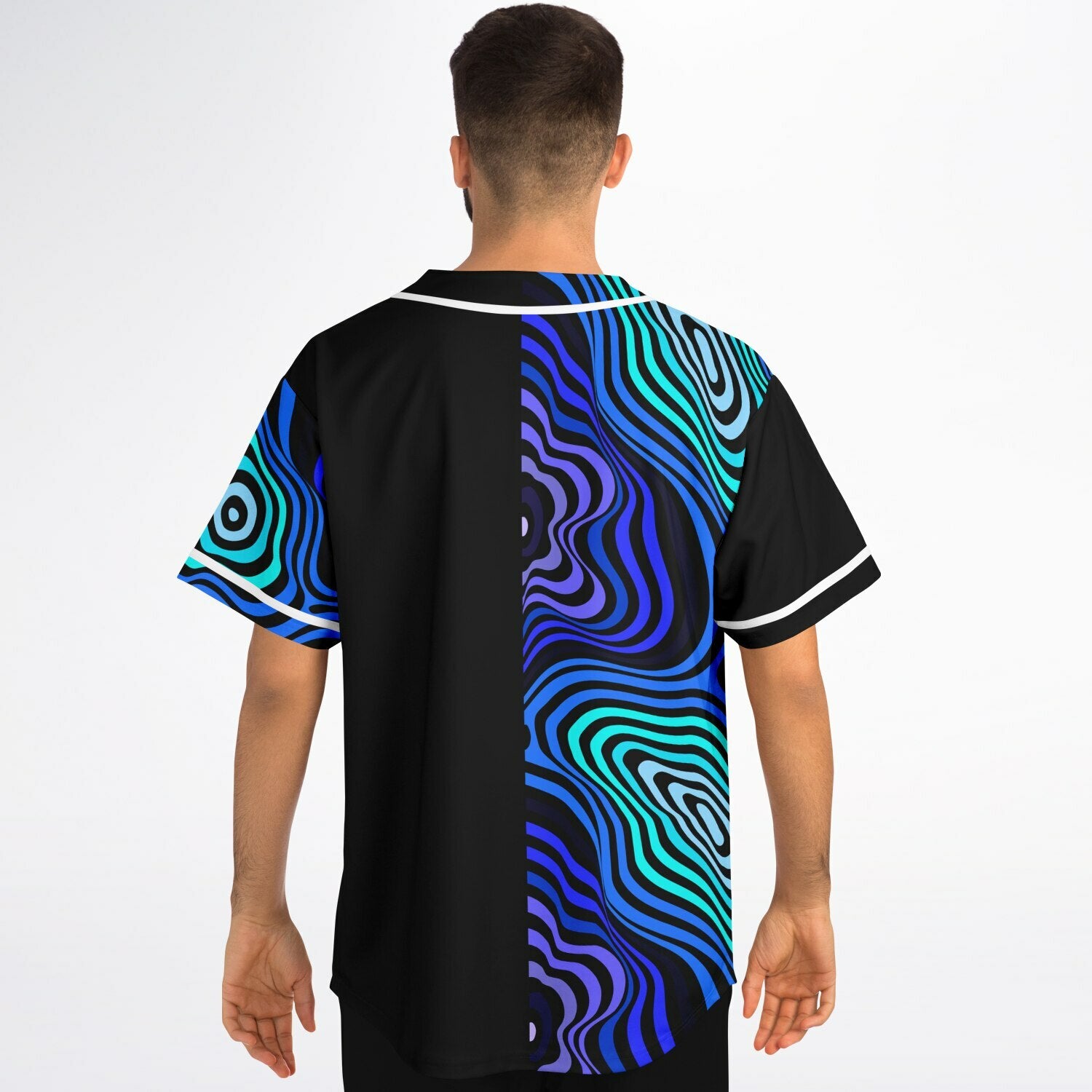 Camiseta de béisbol torcida 
