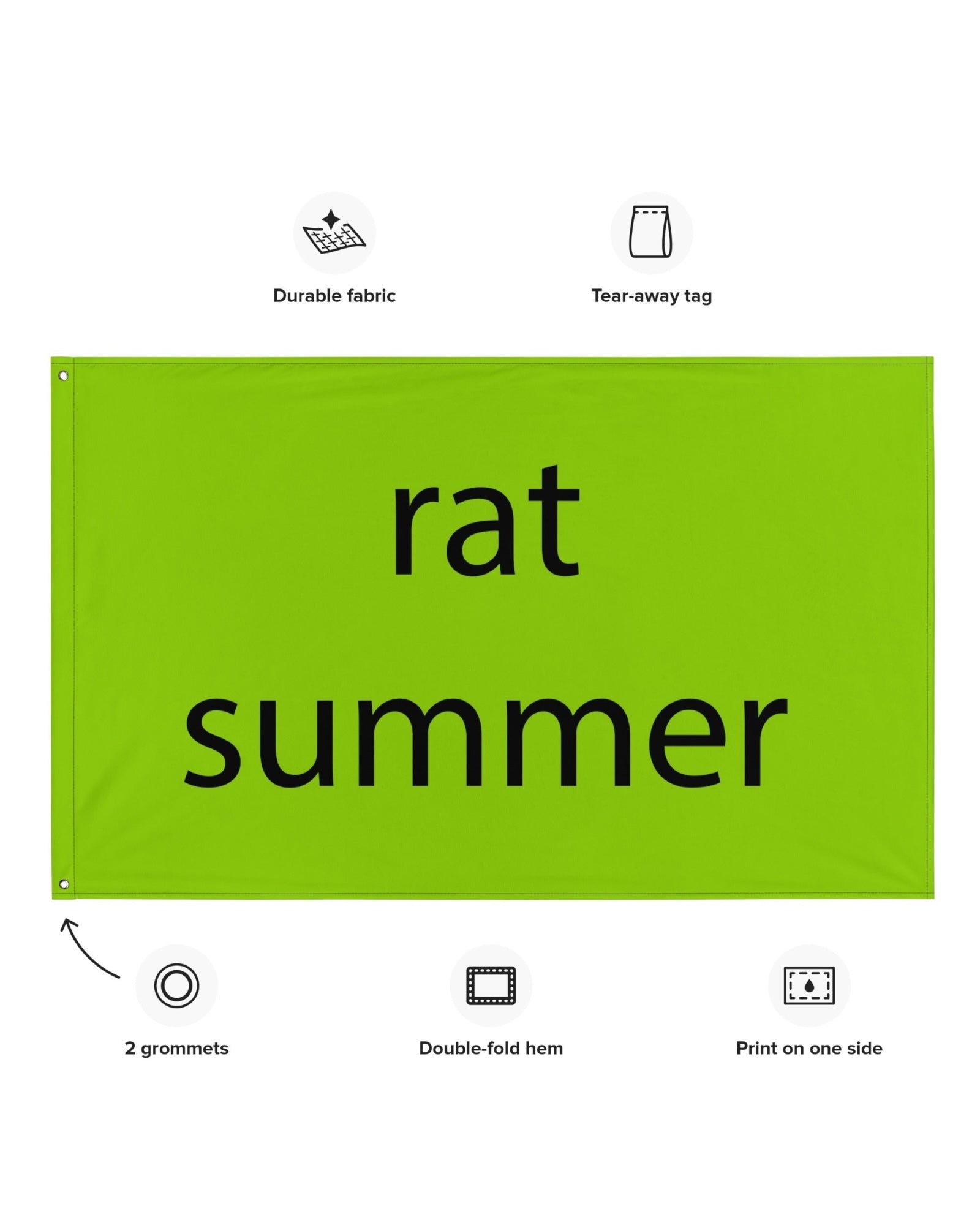 Rat Summer Flag