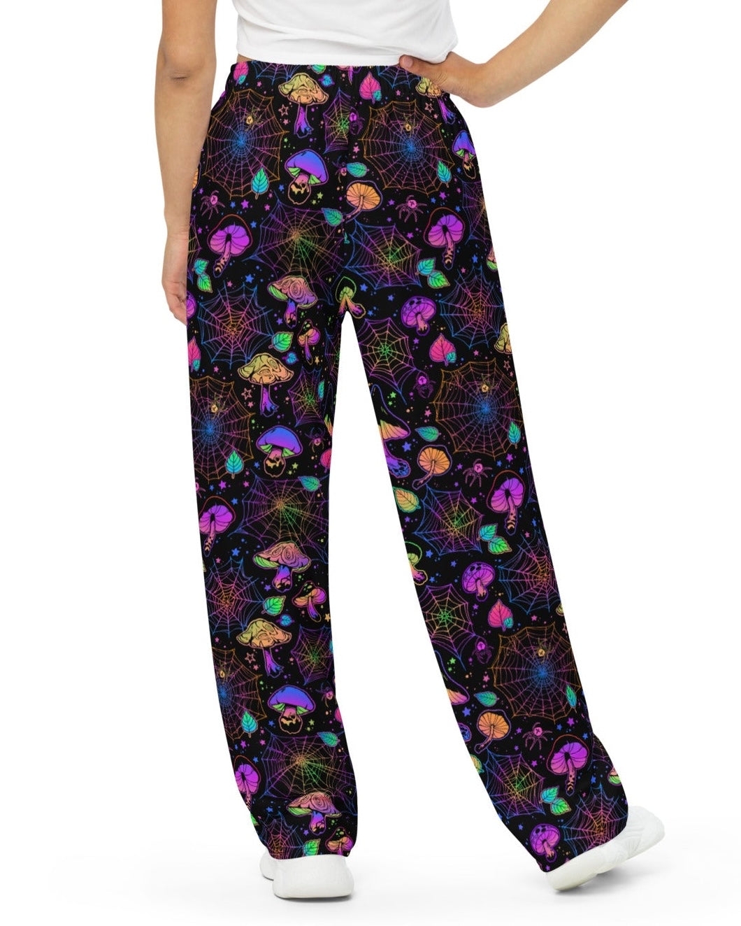 Spider Mushies Wide Leg Pants