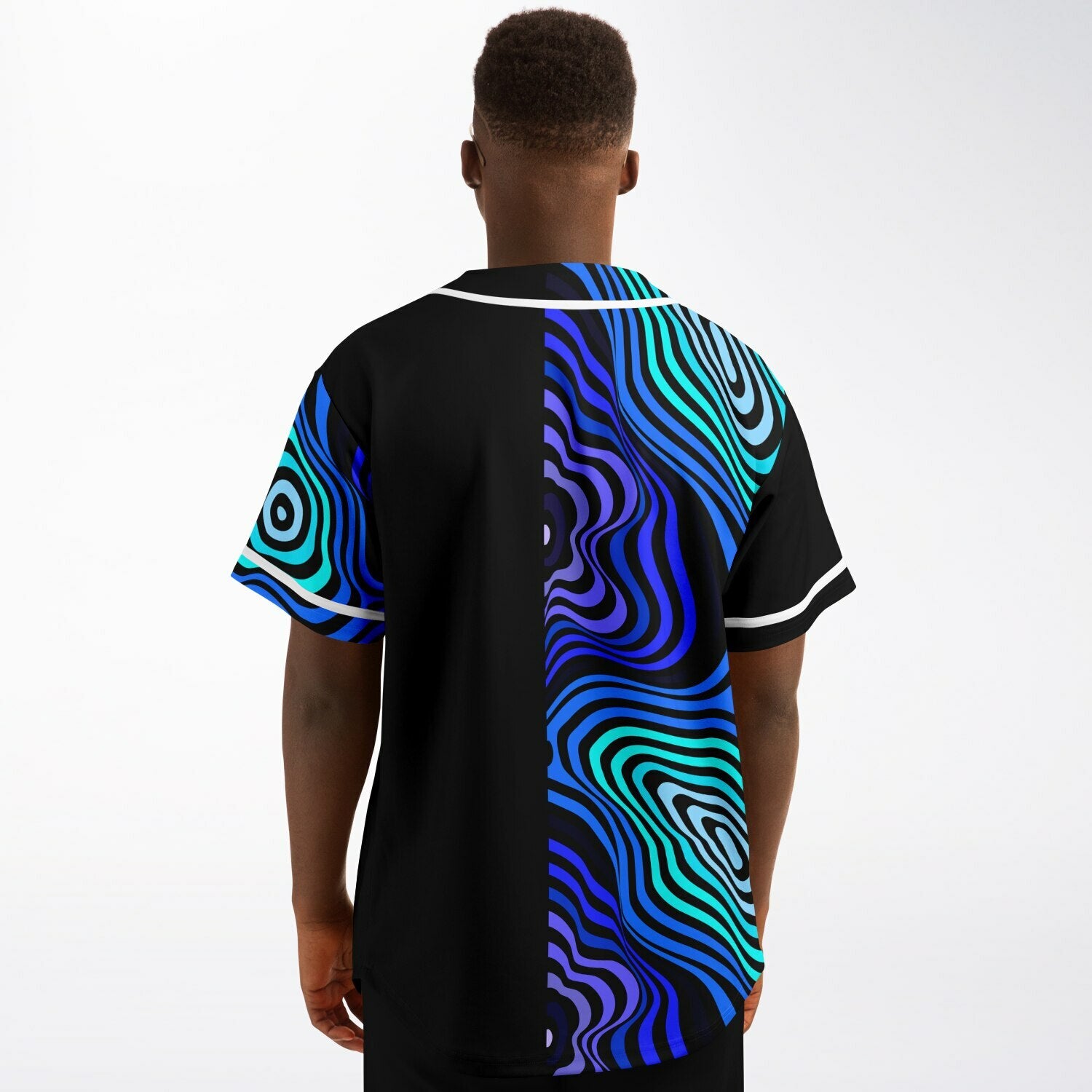 Camiseta de béisbol torcida 