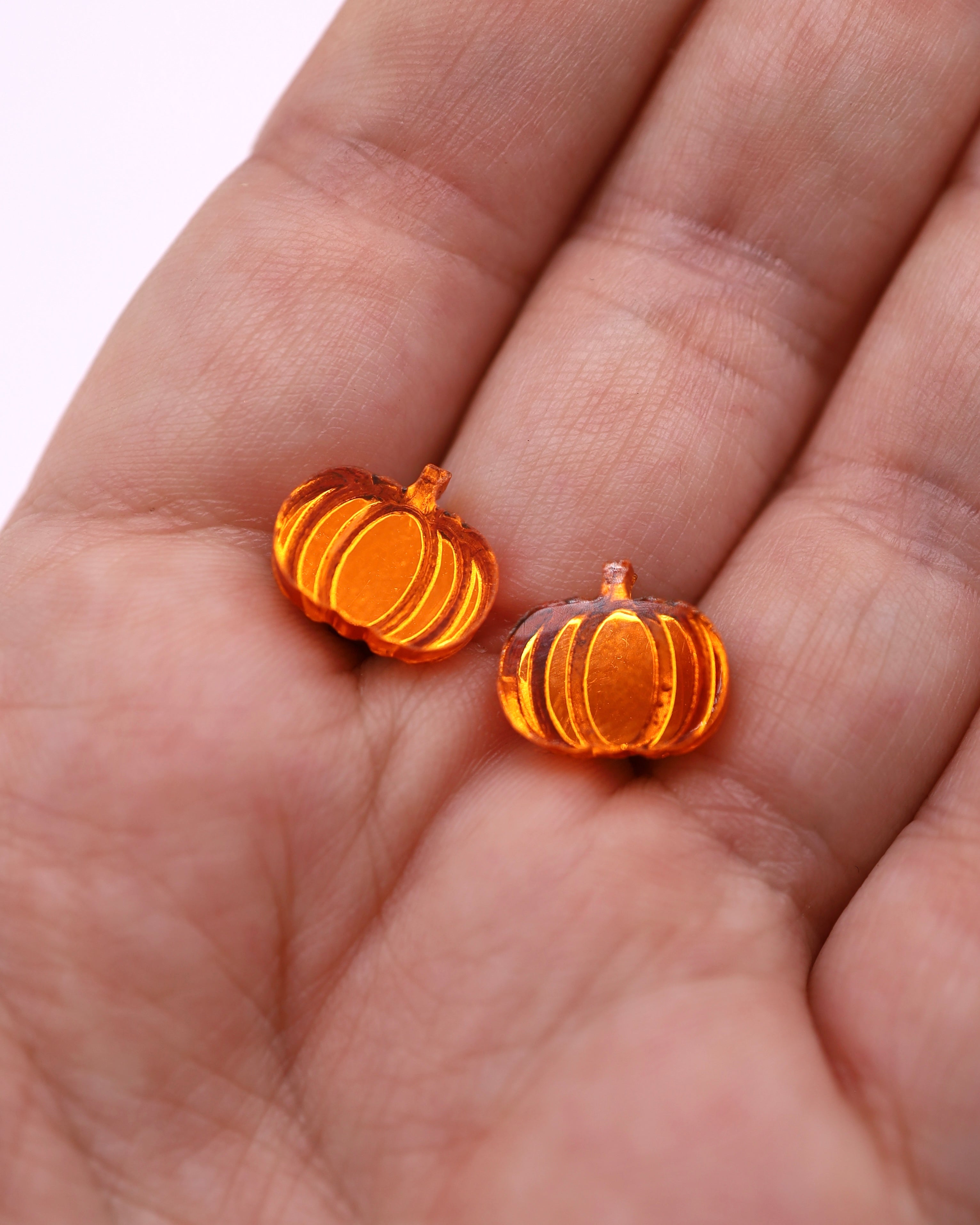 Pumpkin Stud Earrings