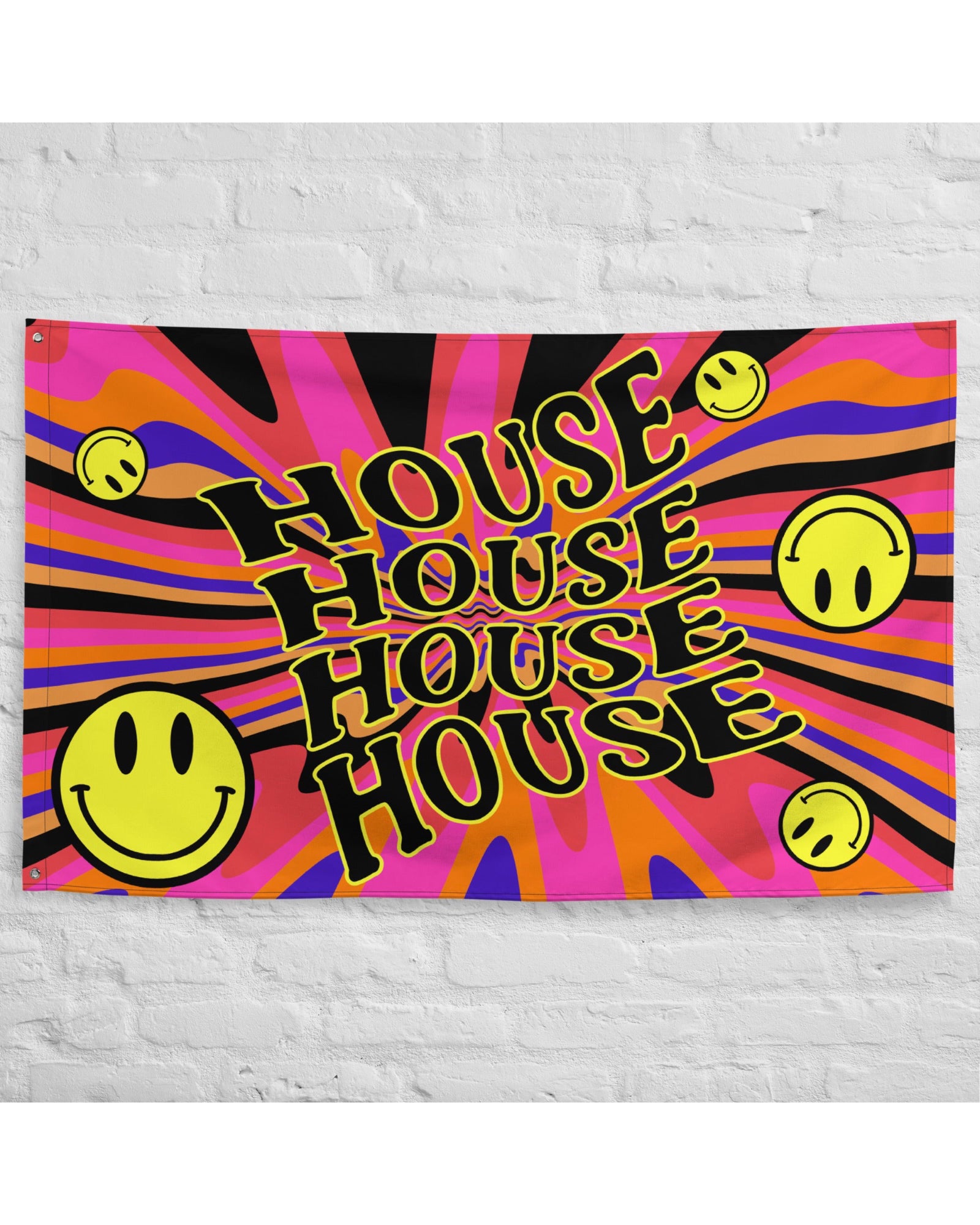 House Head Rave Flag