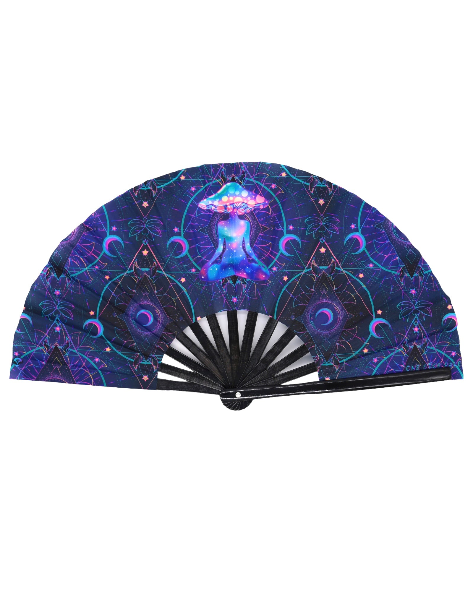 Mushroom Astrology Hand Fan