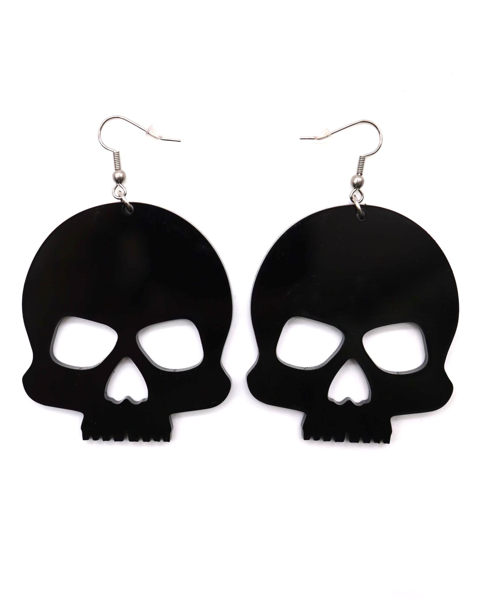Skull Earrings, Dangle Earrings, - One Stop Rave