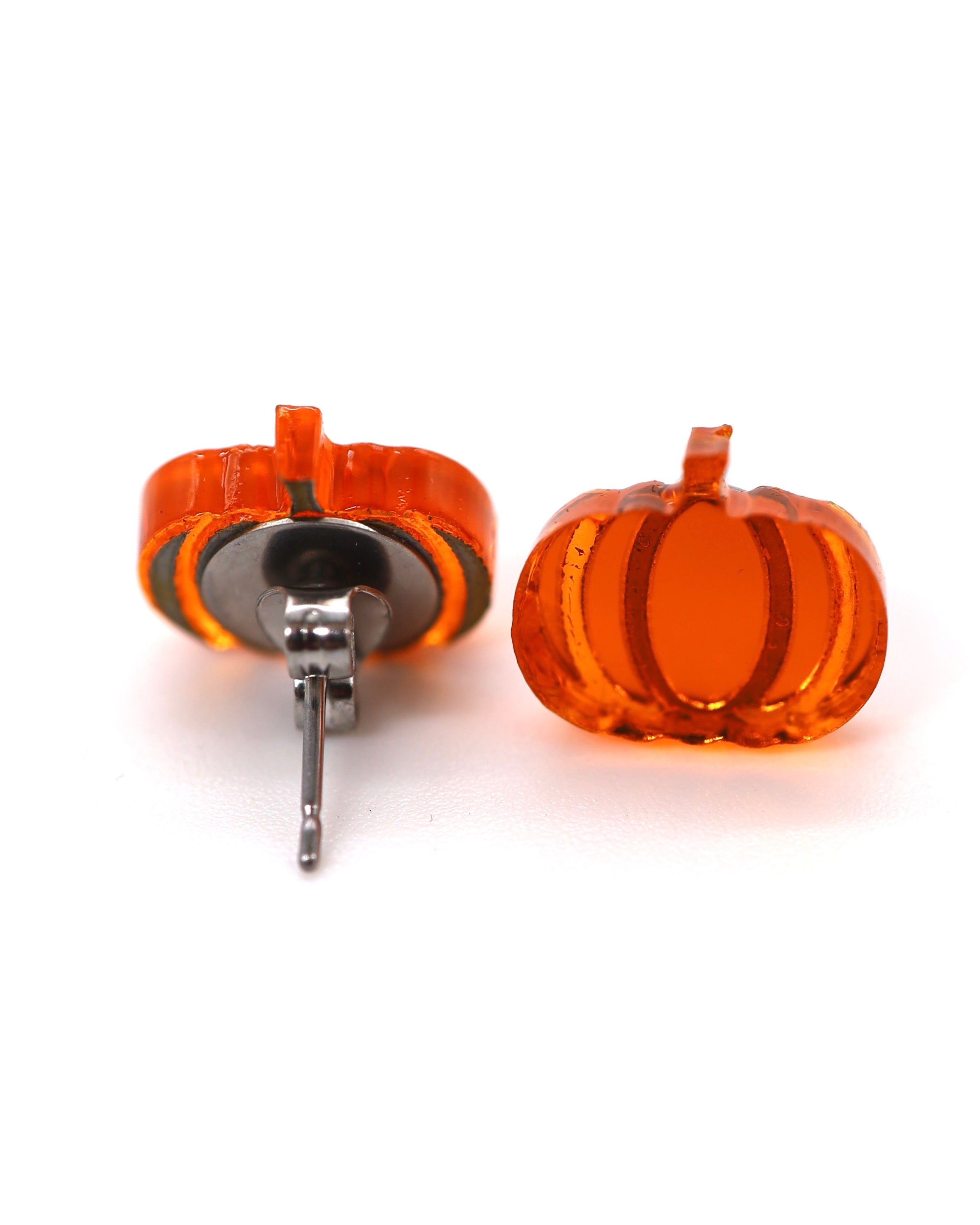 Pumpkin Stud Earrings