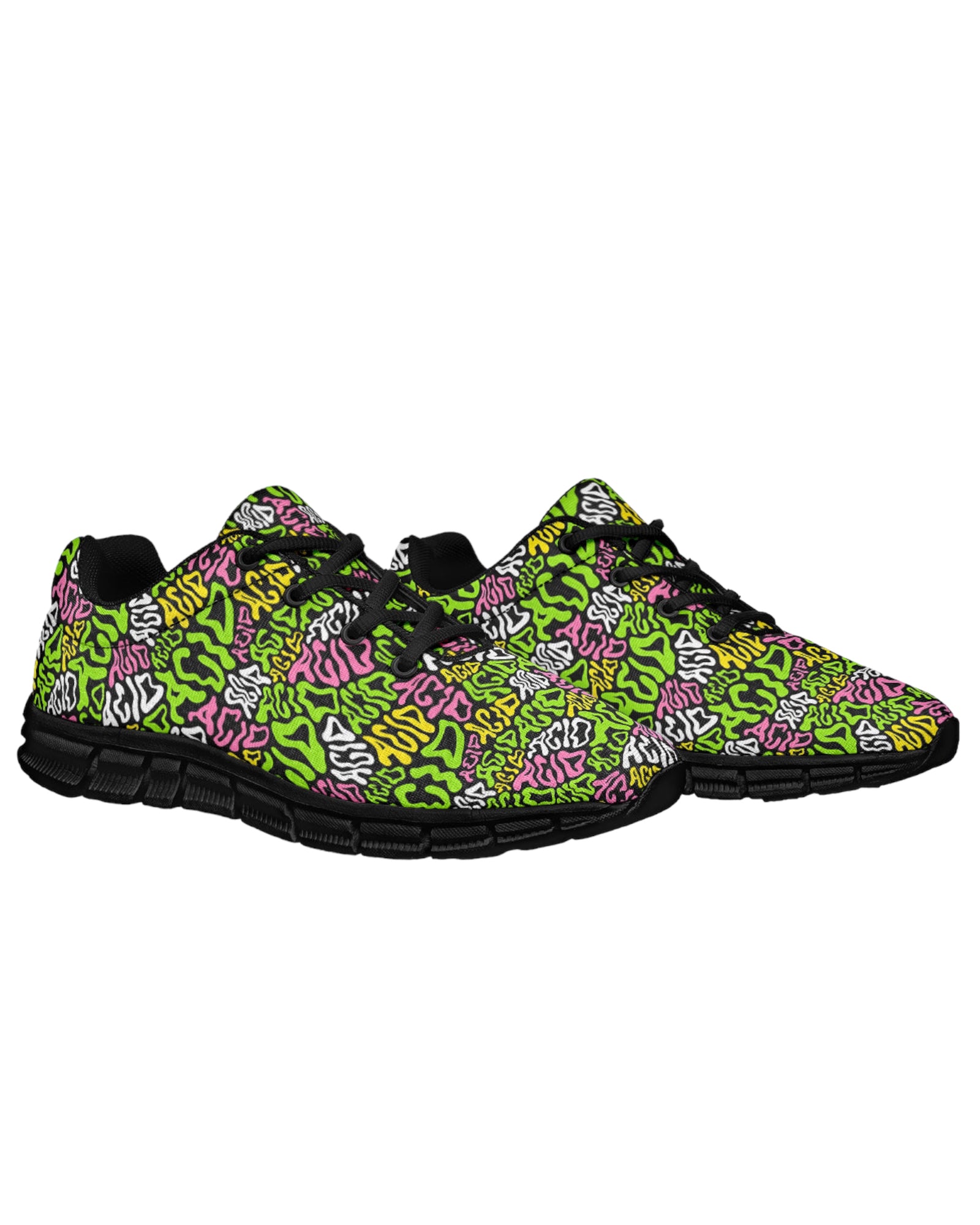 Jamaican Themed Unisex Mesh popular Sports Sneakers (Purple)