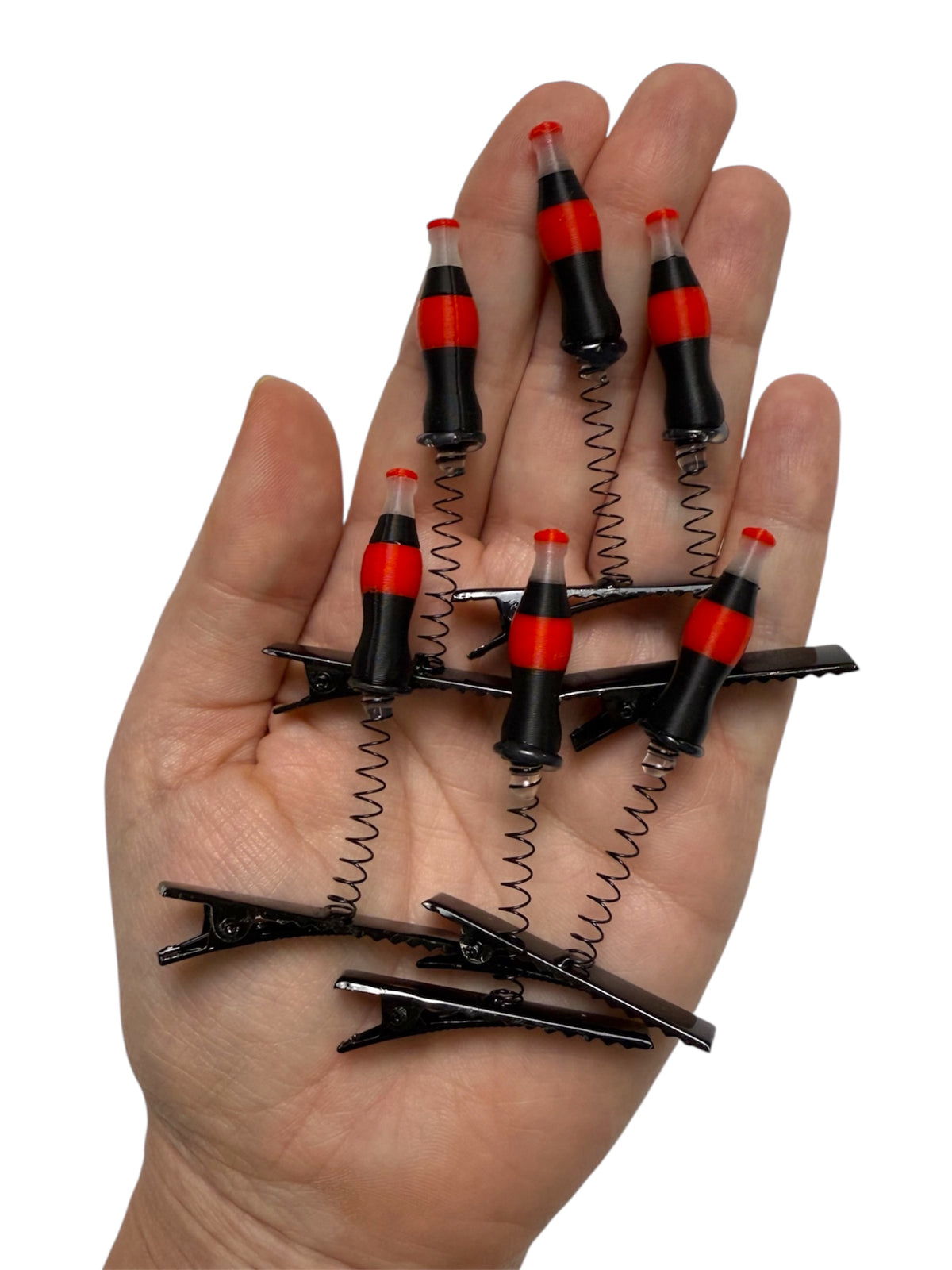 Coke Rave Fan Coke Sprout Clips 6-PC Set | Rave Trinkets | Sprouts For Raves