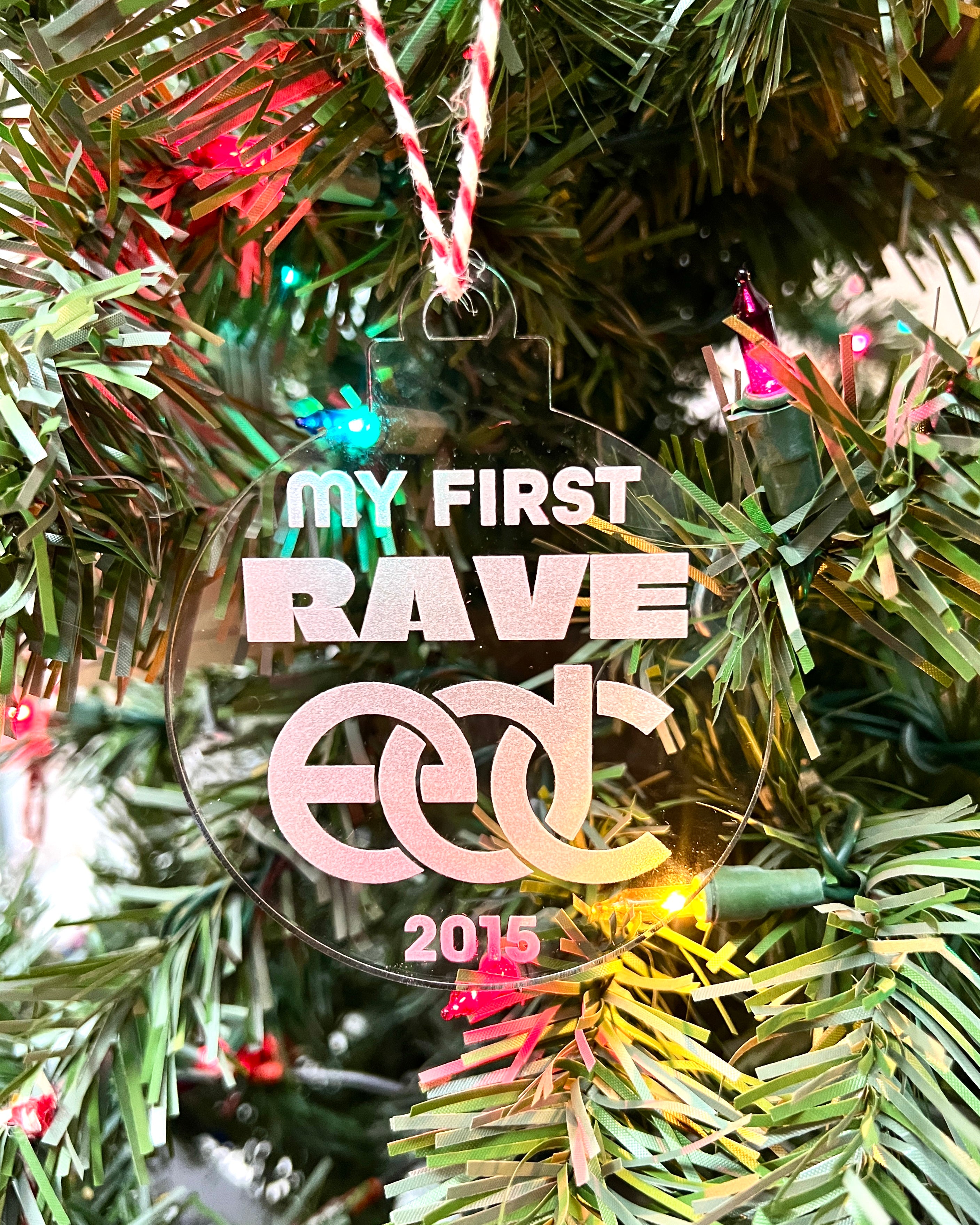 Custom First Rave Ornament