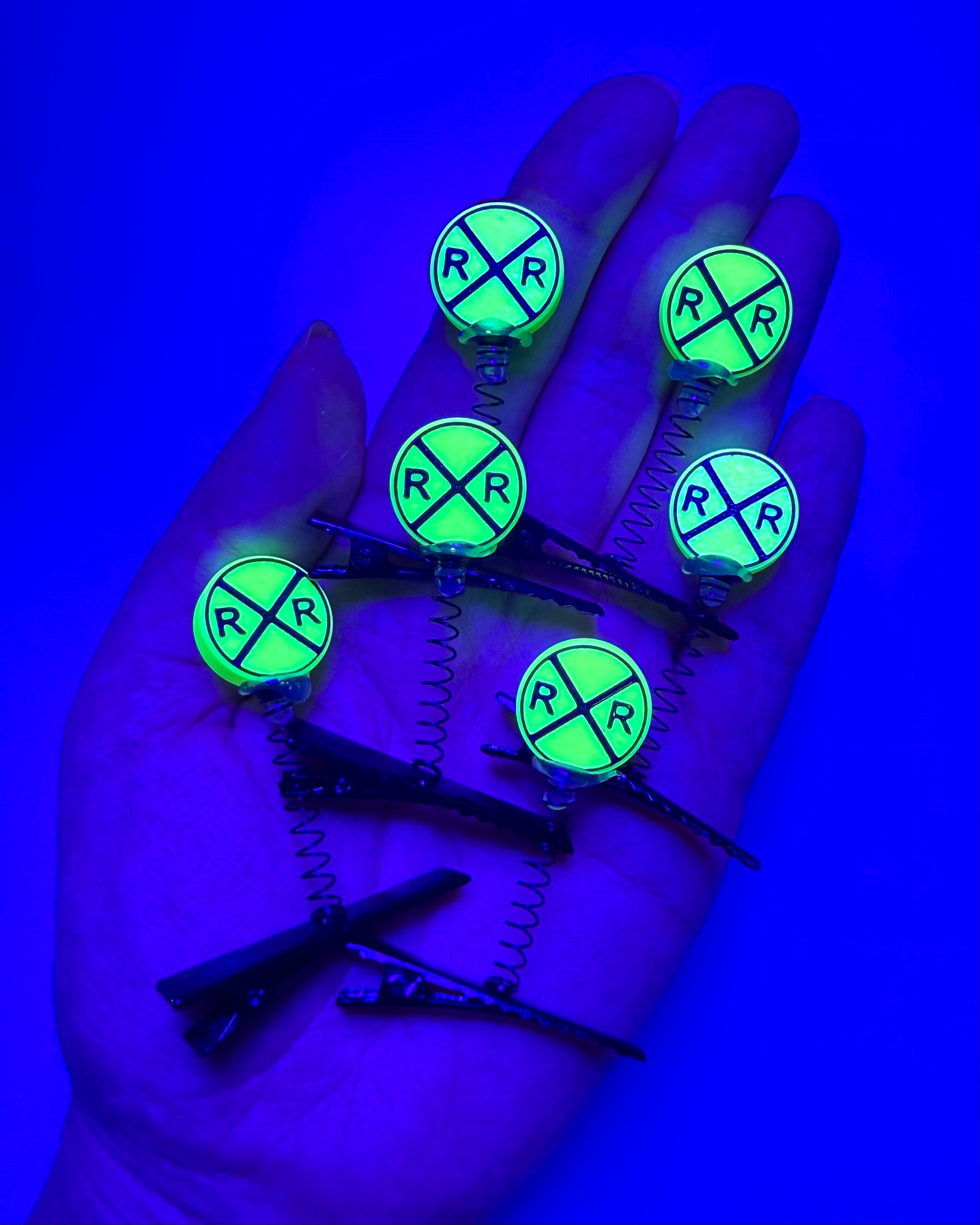 Rave Train UV Sprout Clips 6-PC Set